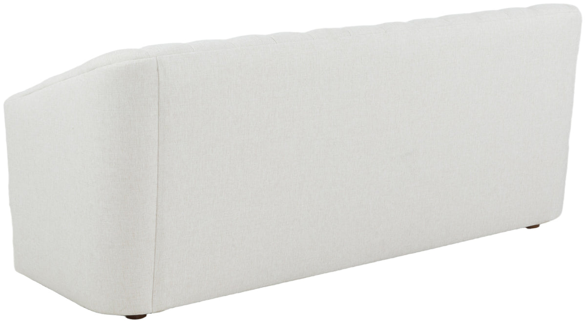 Coco II Channel Back 77" Leather Sofa (L-2782-77) - Fairfield Chair