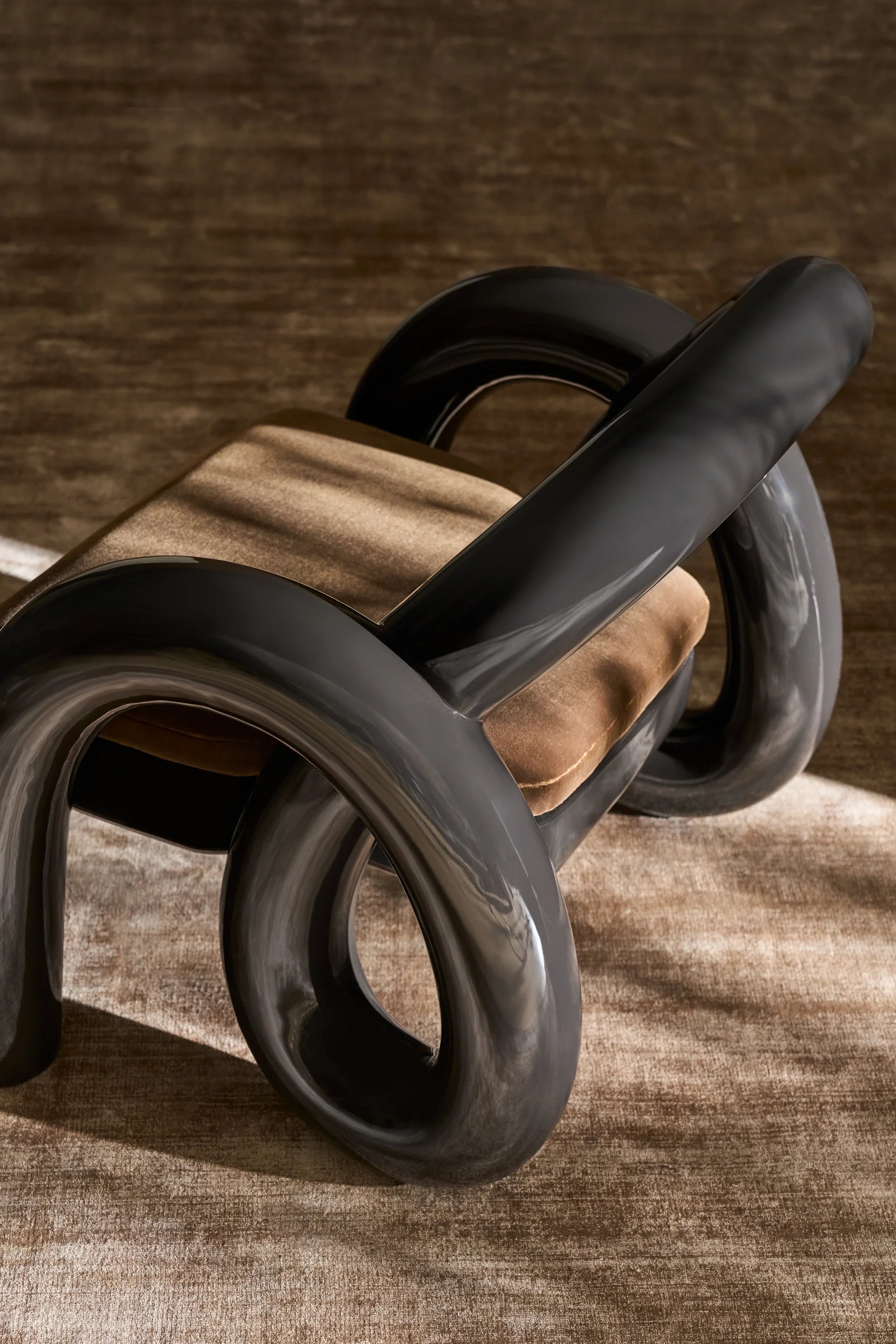 Gelee Accent Chair-Chocolate – Accent Chairs by Caracole | Sutter & Vale