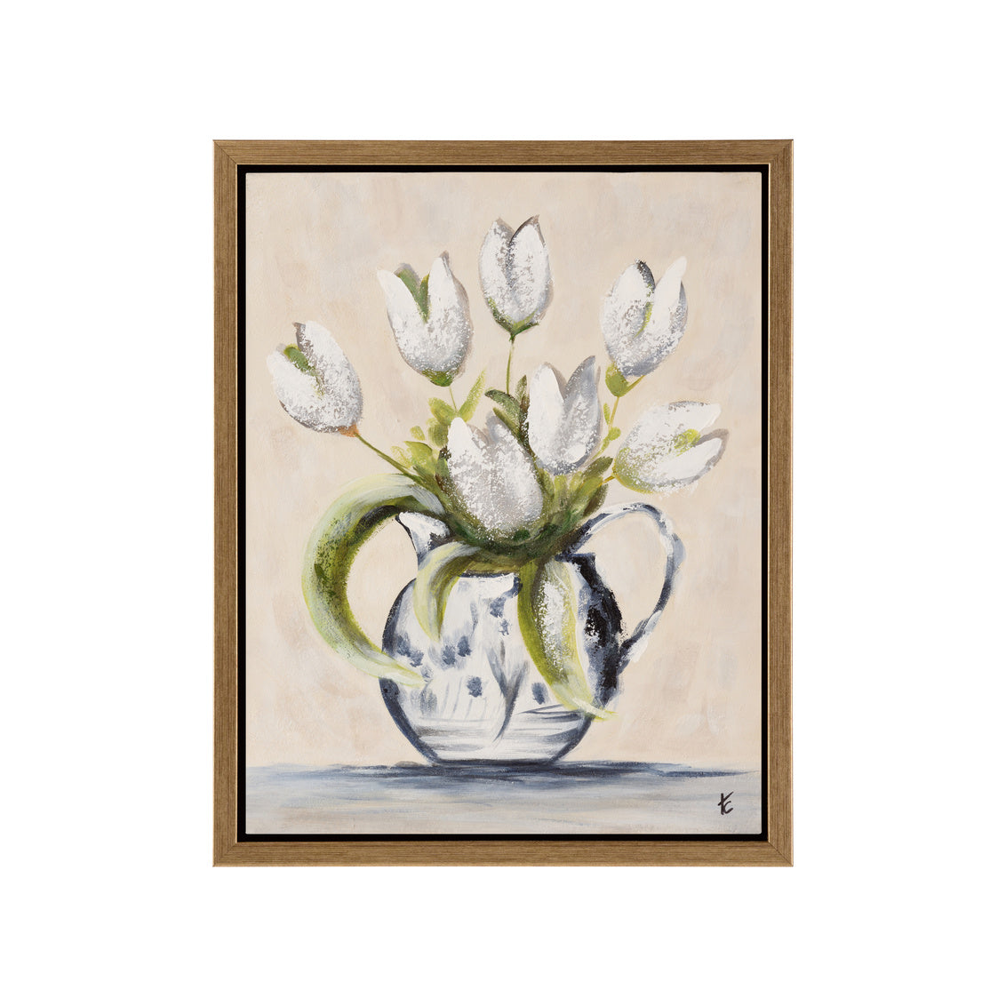 Amelia Framed Oil Painting