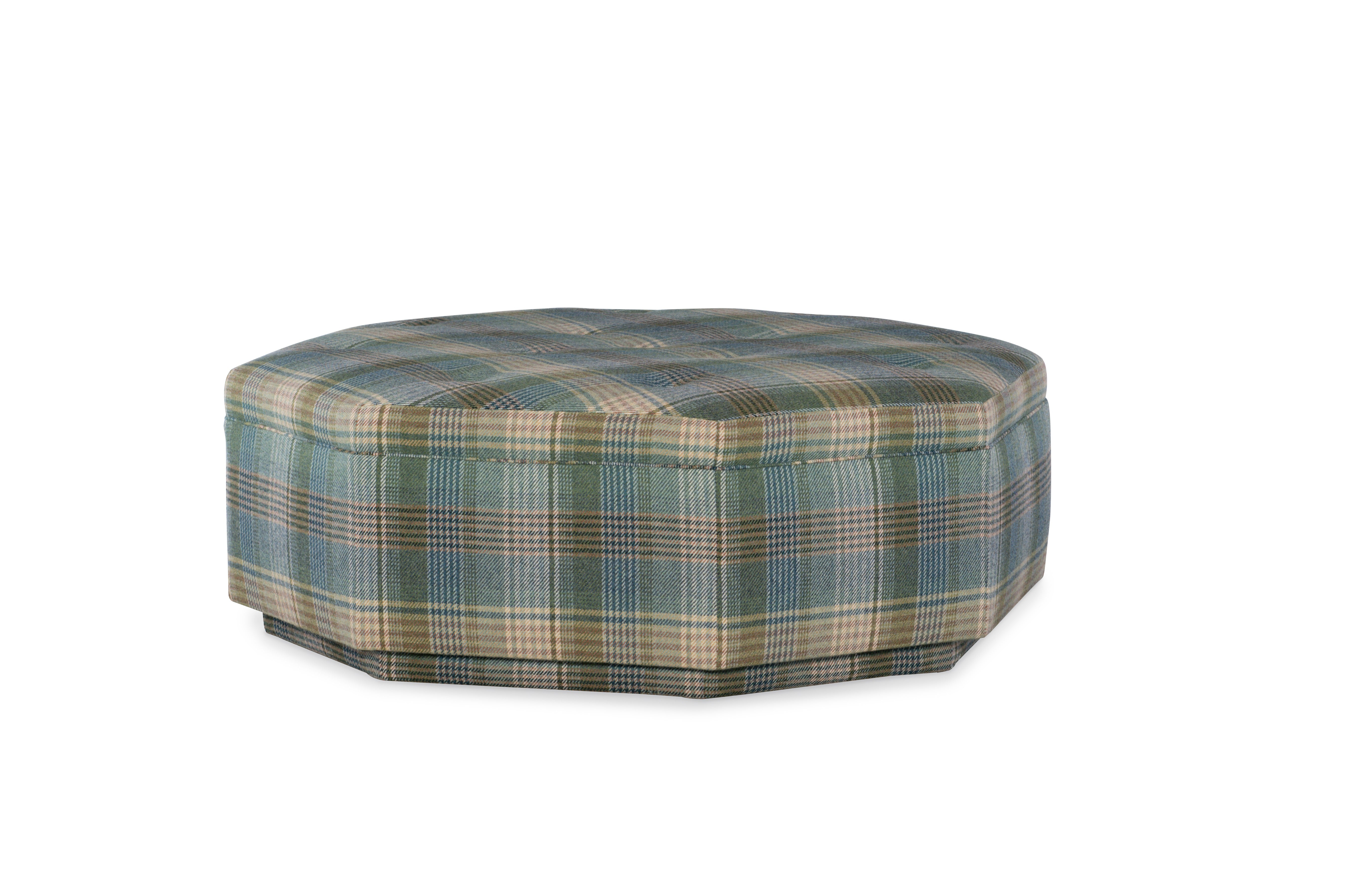 Dominique Upholstered Base Cocktail Ottoman
