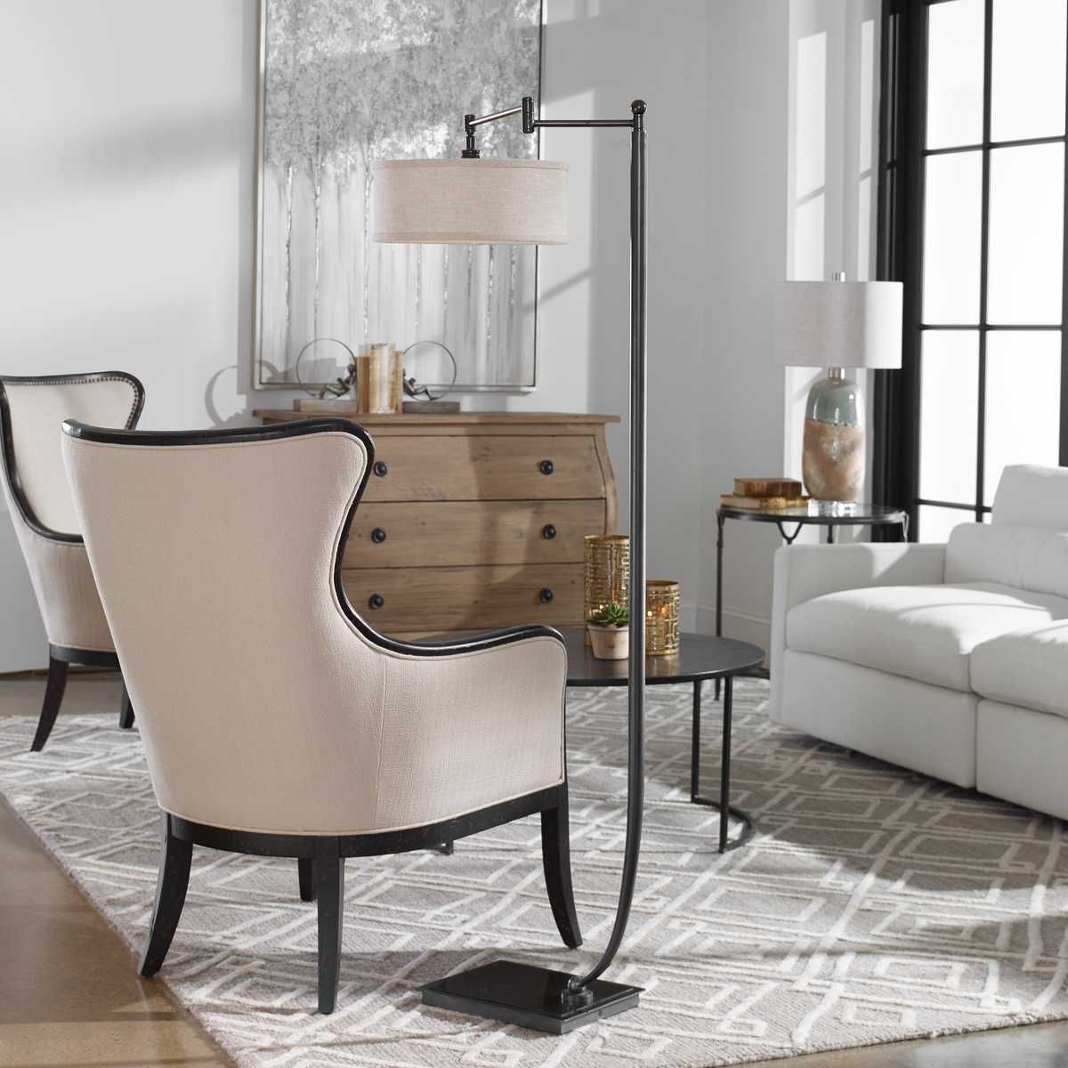 Lamine Floor Lamp – Lamps by Uttermost | Sutter & Vale