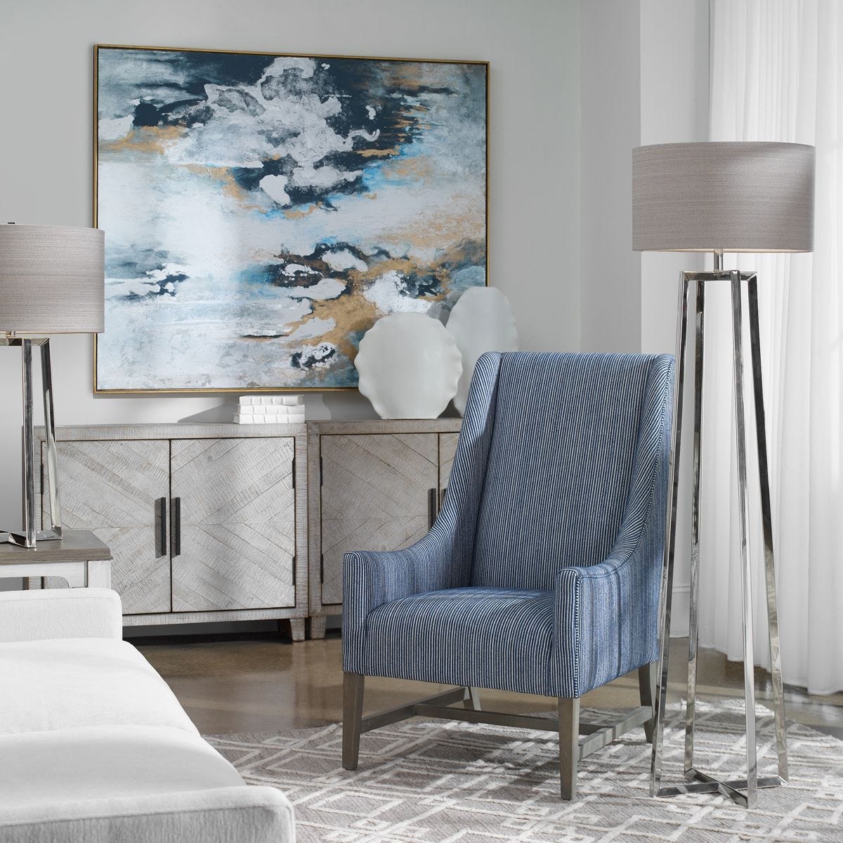 Keokee Floor Lamp – Lamps by Uttermost | Sutter & Vale