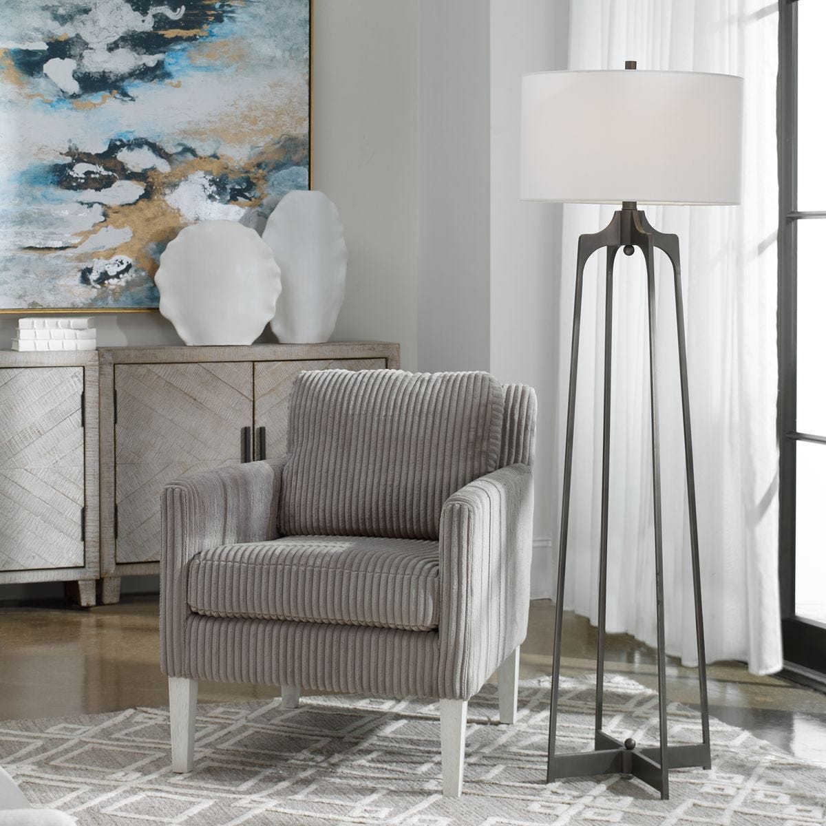 Adrian Floor Lamp – Lamps by Uttermost | Sutter & Vale