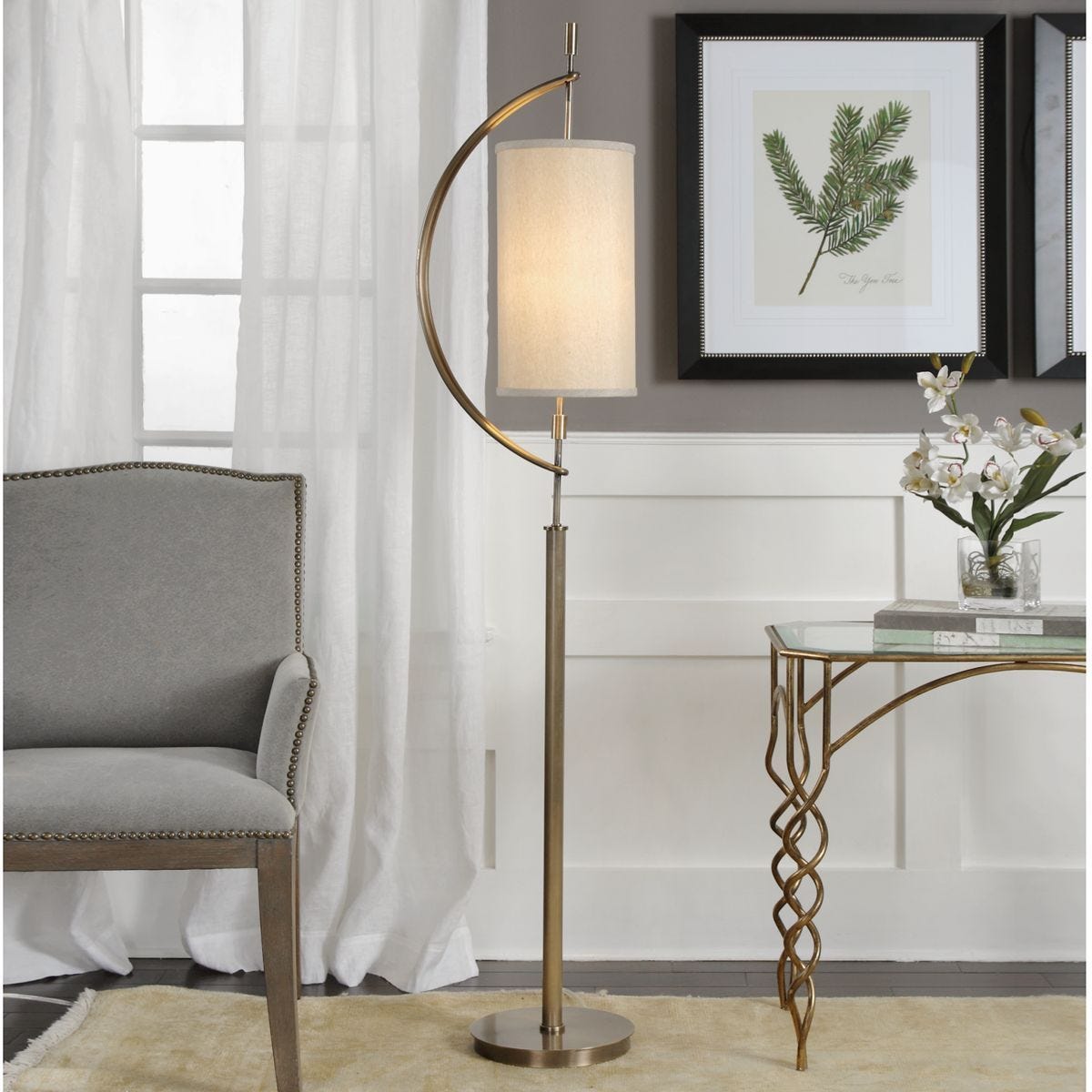 Balaour Floor Lamp – Lamps by Uttermost | Sutter & Vale