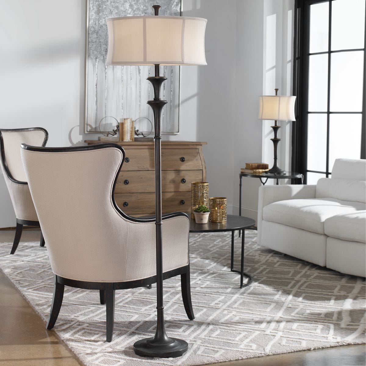 Brazoria Floor Lamp – Lamps by Uttermost | Sutter & Vale