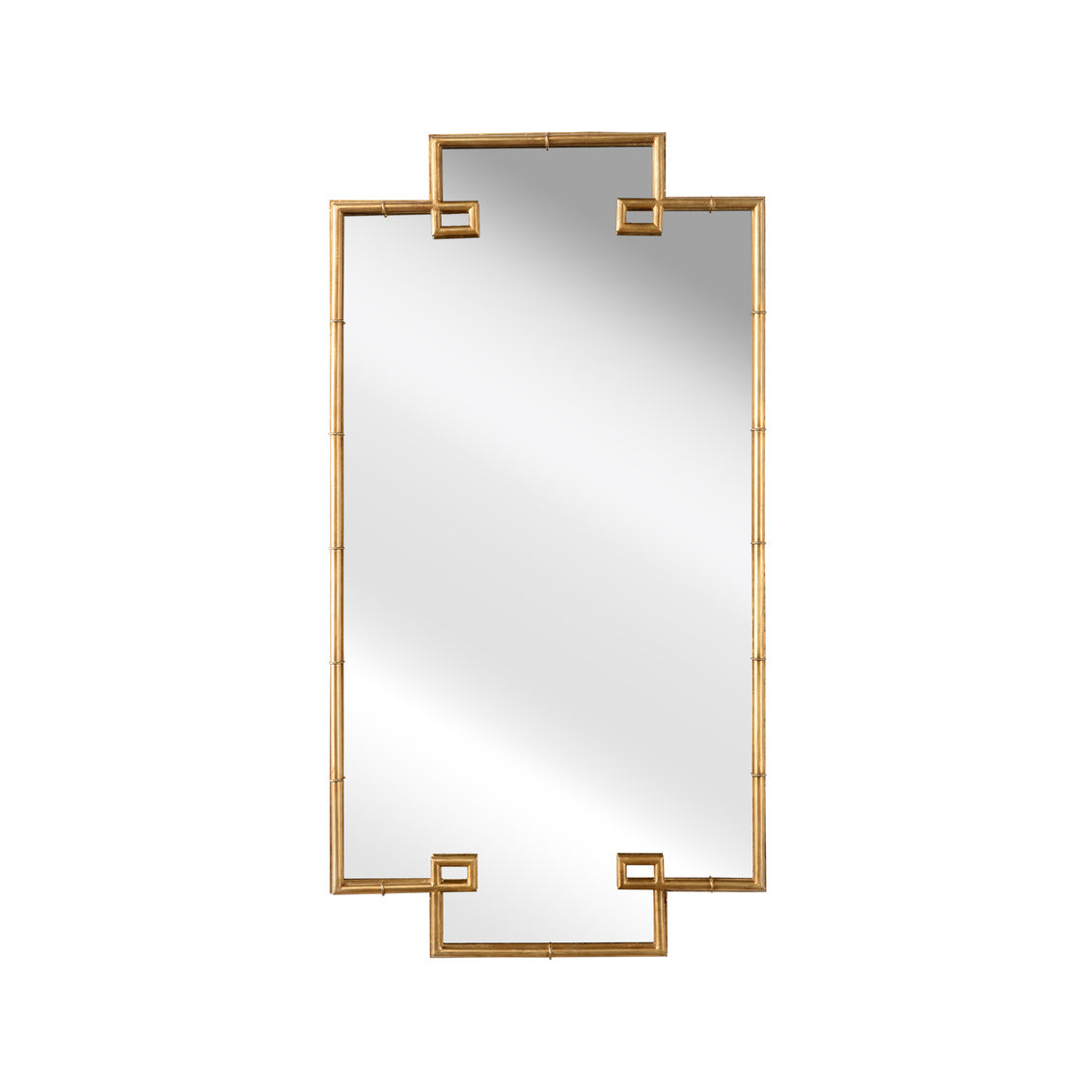 Bamboo Rectangular Mirror in 50.5 / Metal - Chelsea House