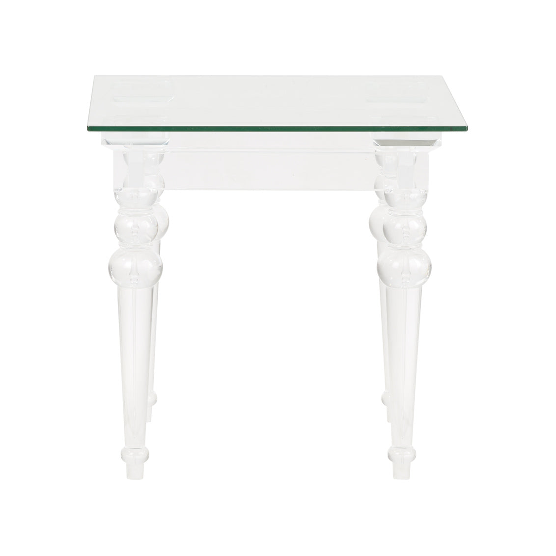 Acrylic & Glass Side Table in 20 / Acrylic - Chelsea House