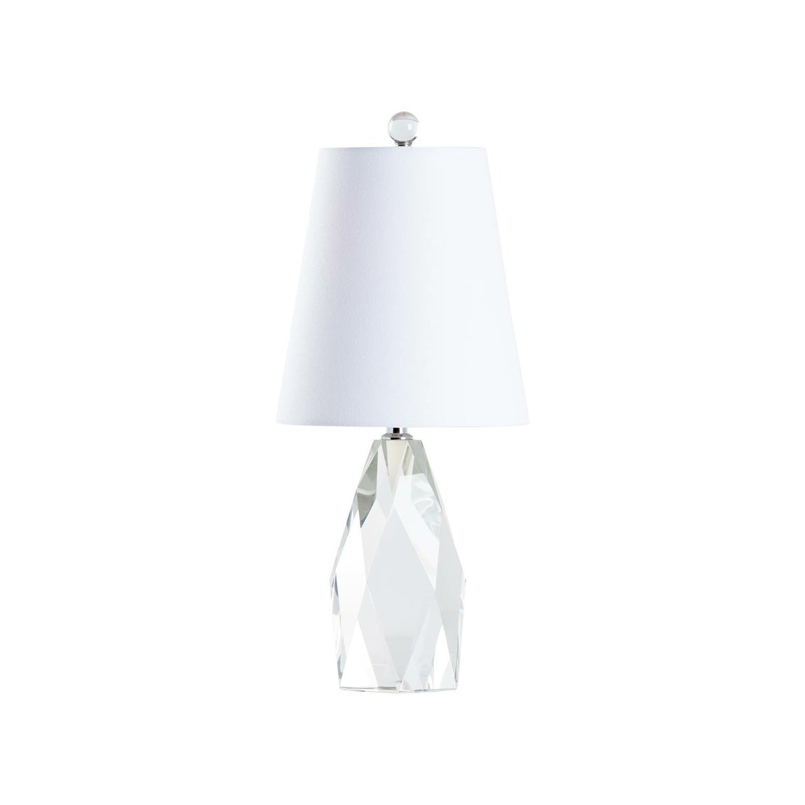 Collette Table Lamp in Clear/Polished Nickel / Crystal - Chelsea House