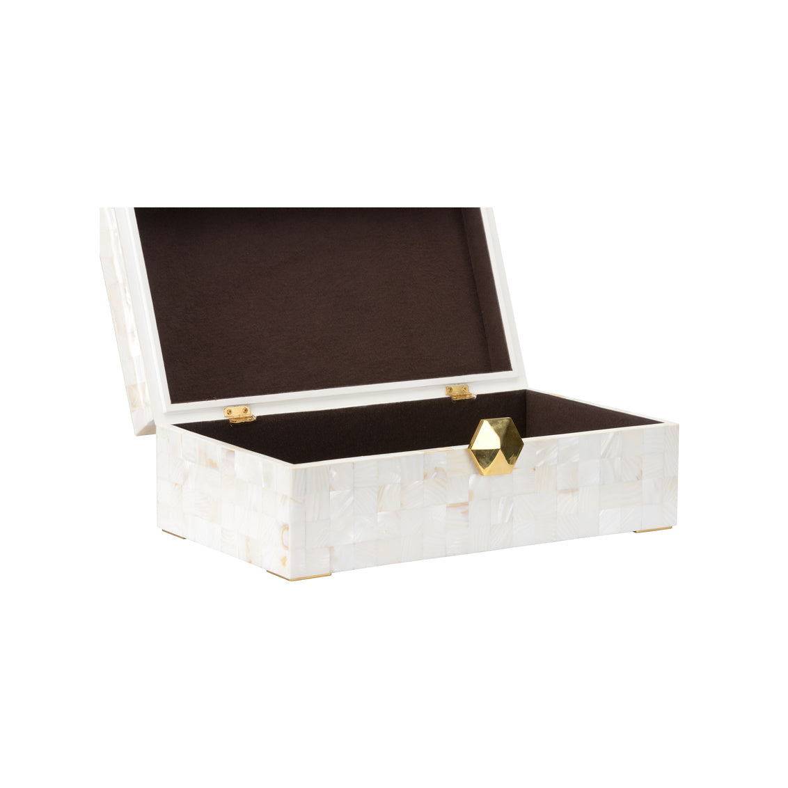 Arabelle Treasure Box in 6 / Mother of Pearl - Chelsea House