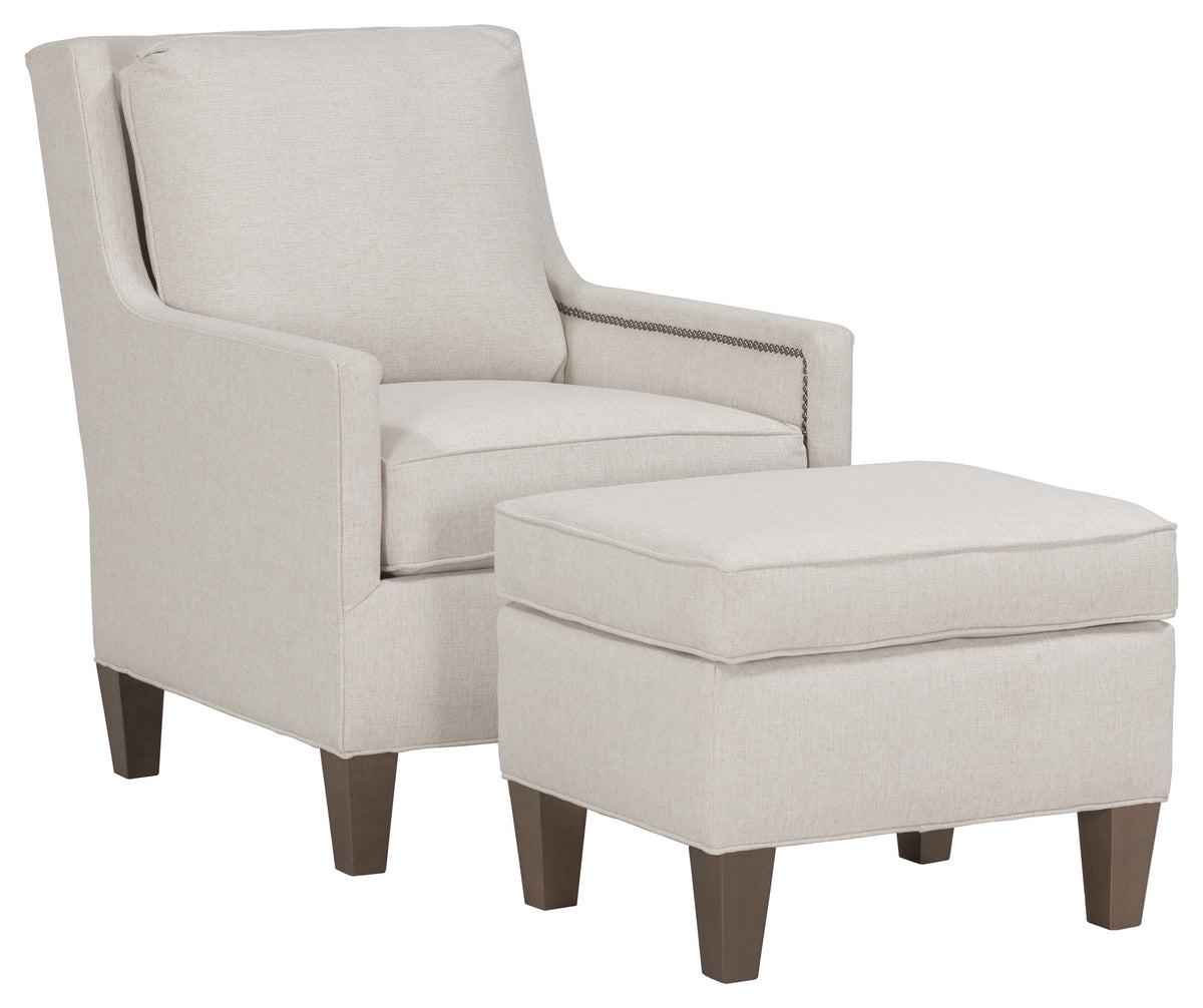 Lounge Chair with Tapered Leg (2974-01) - Fairfield Chair