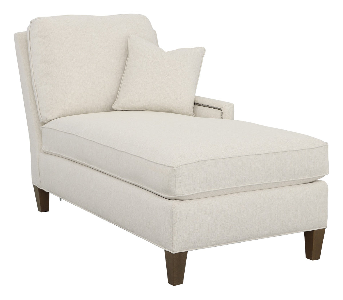 Right Arm Chaise with Tapered Leg (2994-26) - Fairfield Chair
