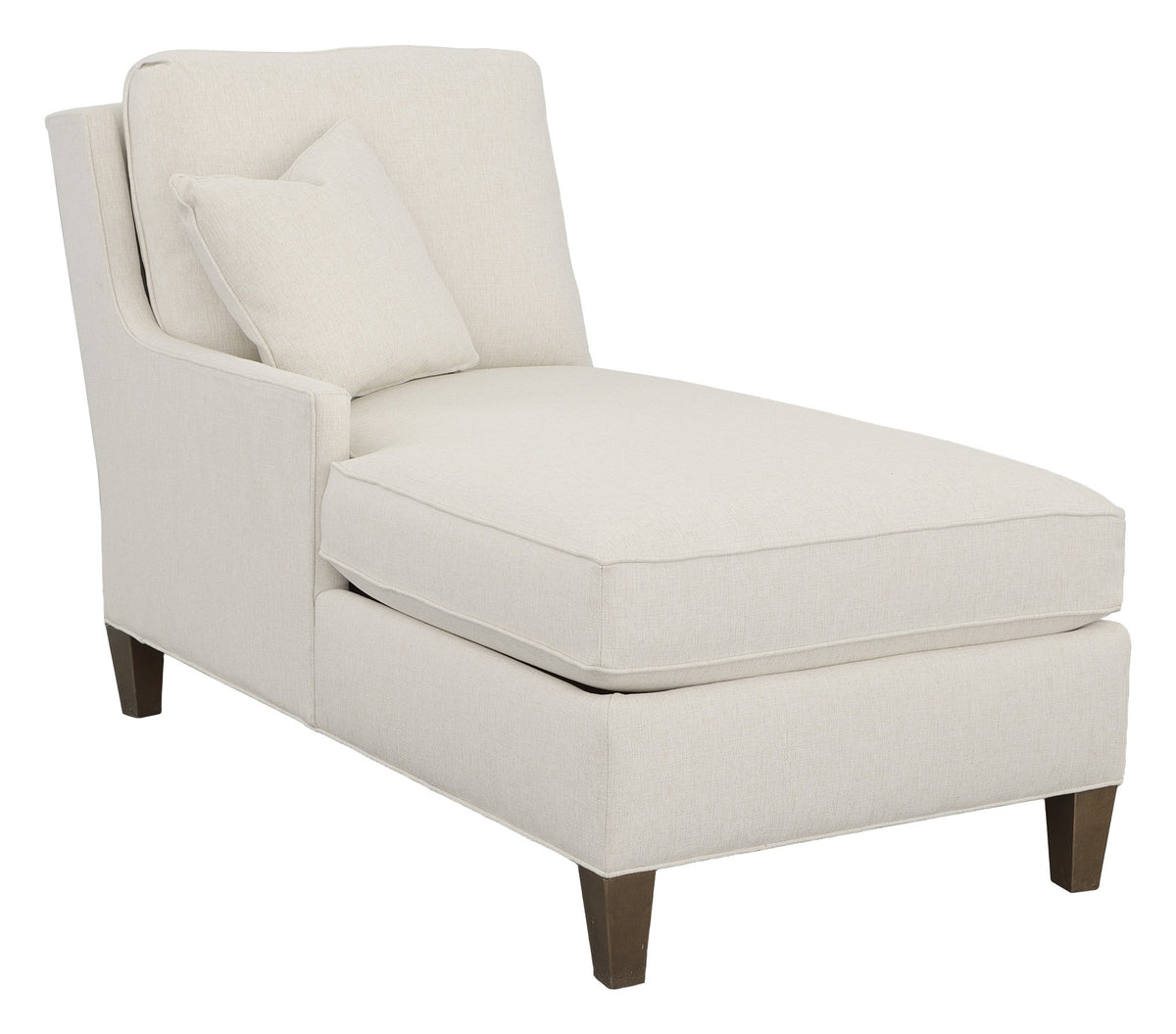 Left Arm Chaise with Tapered Leg (2994-27) - Fairfield Chair