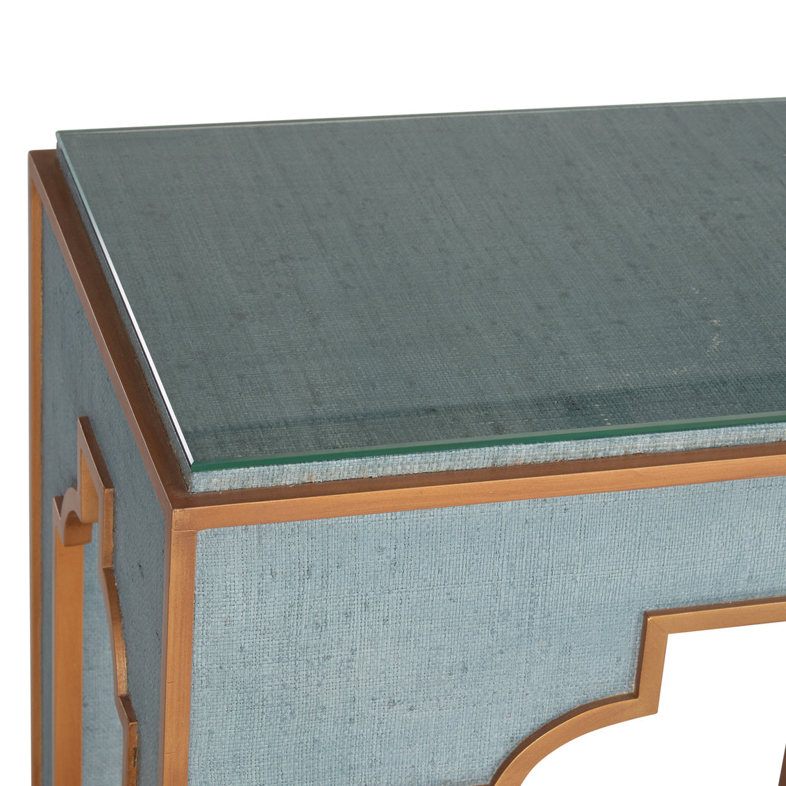 Yangon Console - Blue in 34.5 / Wood - Chelsea House