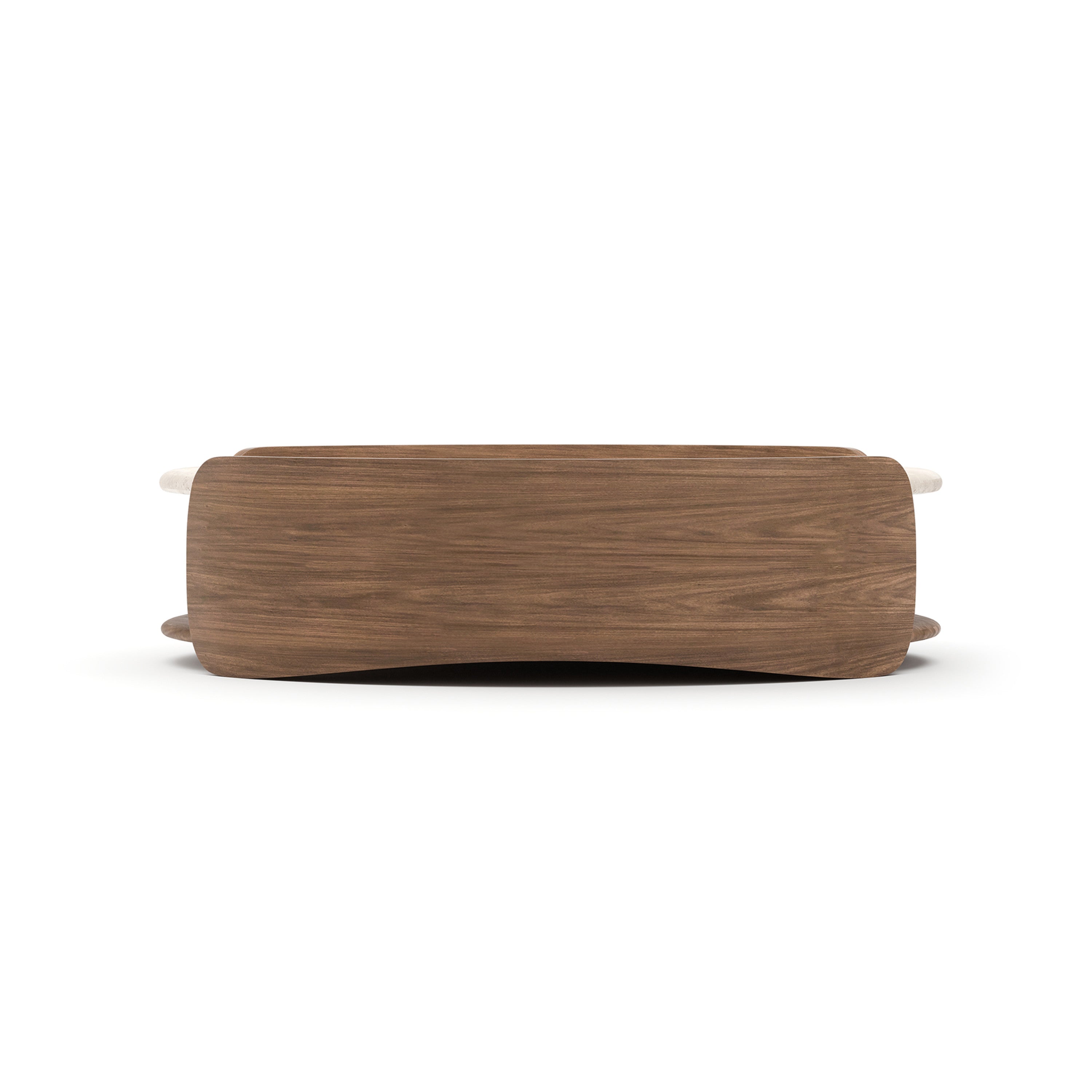 Fleur Open Cocktail Table W/Wood Shelf – Cocktail Tables by Caracole | Sutter & Vale