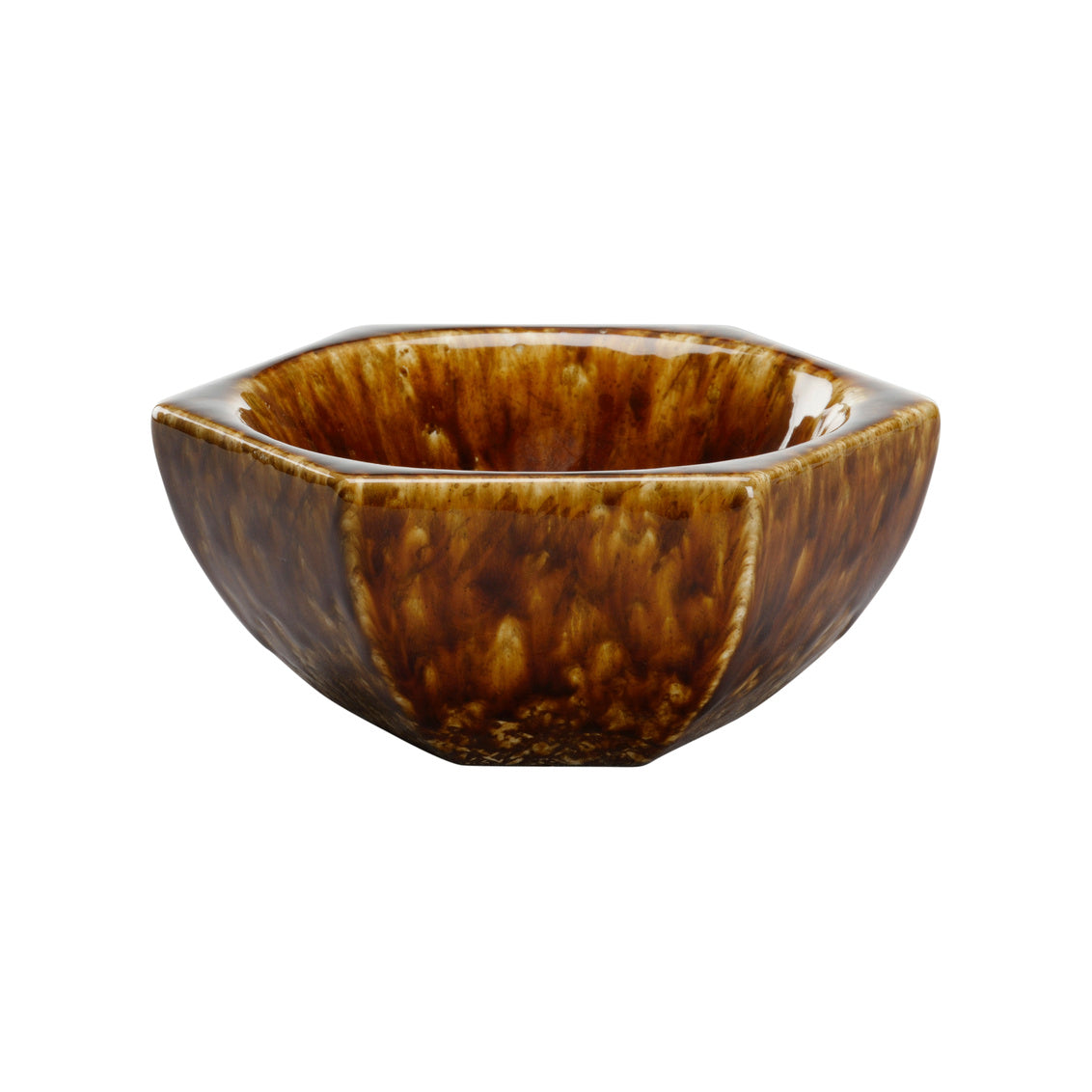 Tortoise Hexagonal Bowl - Ceramic
