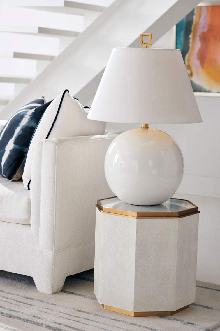 Morrow Lamp - White in 31 / Ceramic/Porcelain - Chelsea House