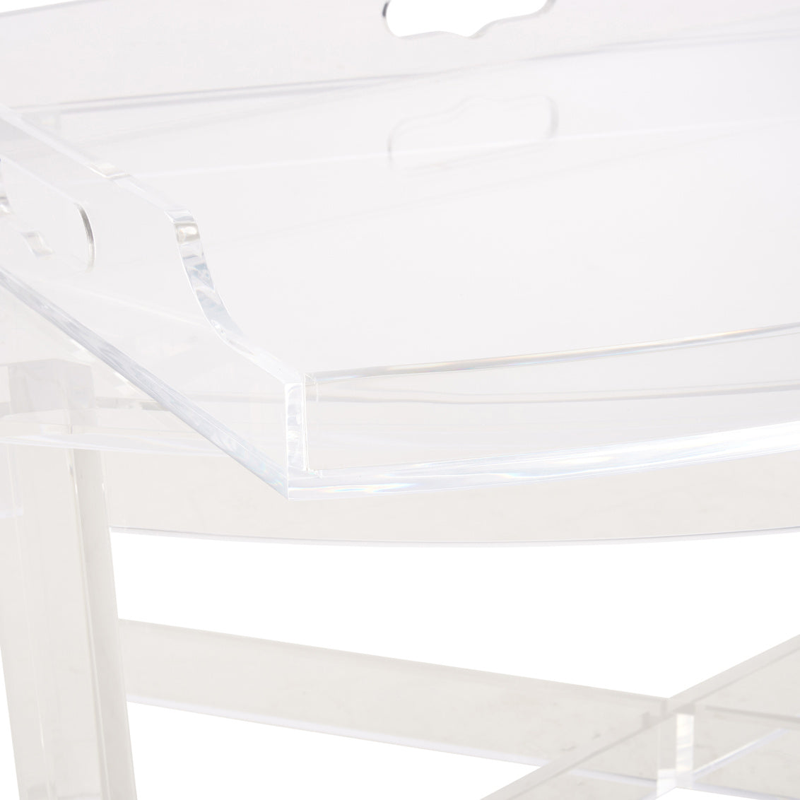 Acrylic Tray Table in 20 / Acrylic - Chelsea House