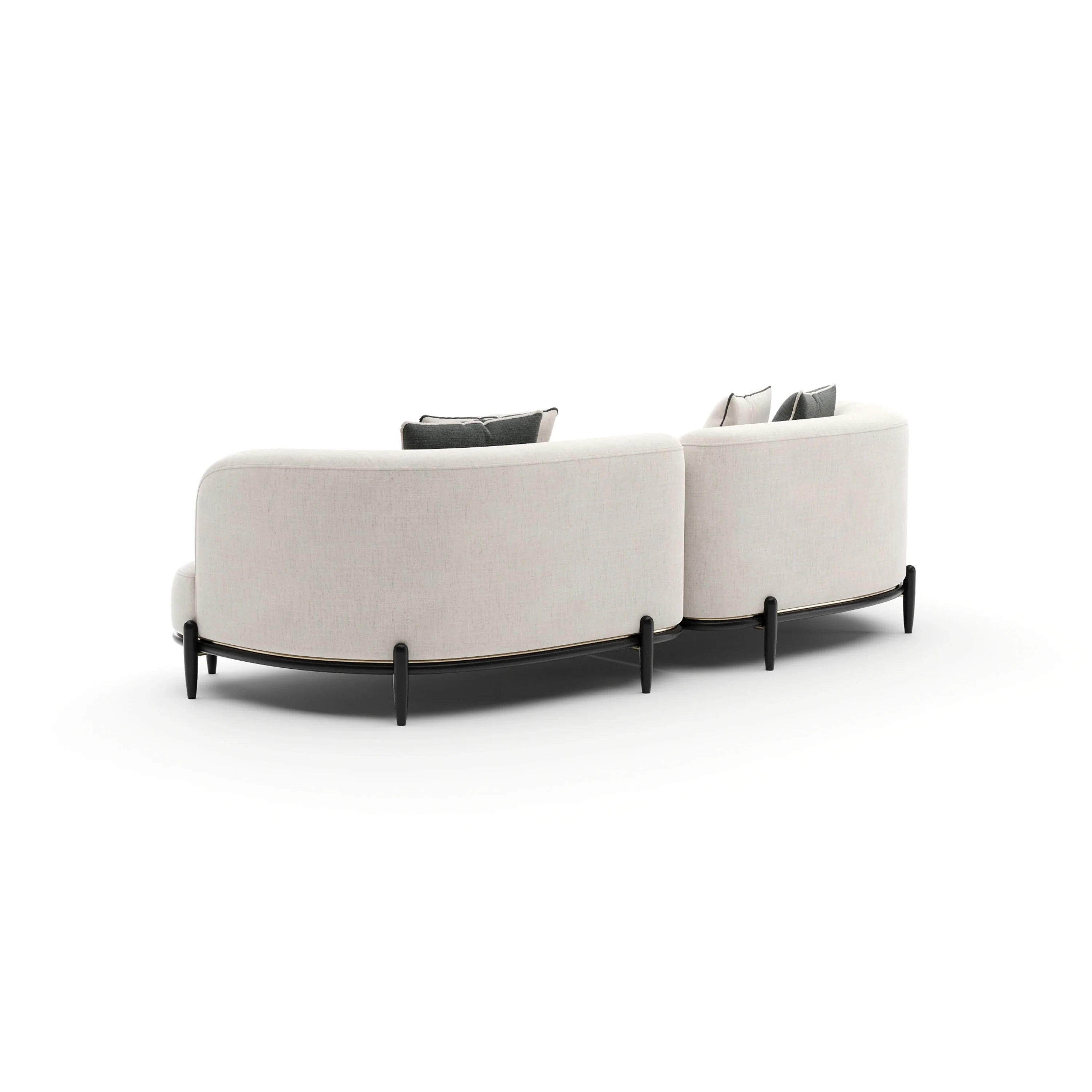 Madera Laf Small Chaise Sectional – Sectionals by Caracole | Sutter & Vale