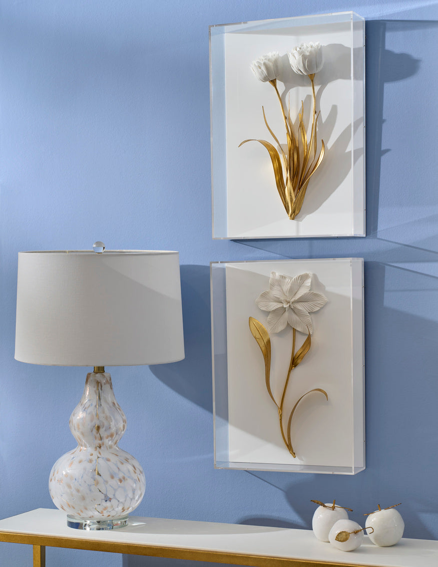 Porcelain Flowers - C in 20.5 / Acrylic - Chelsea House