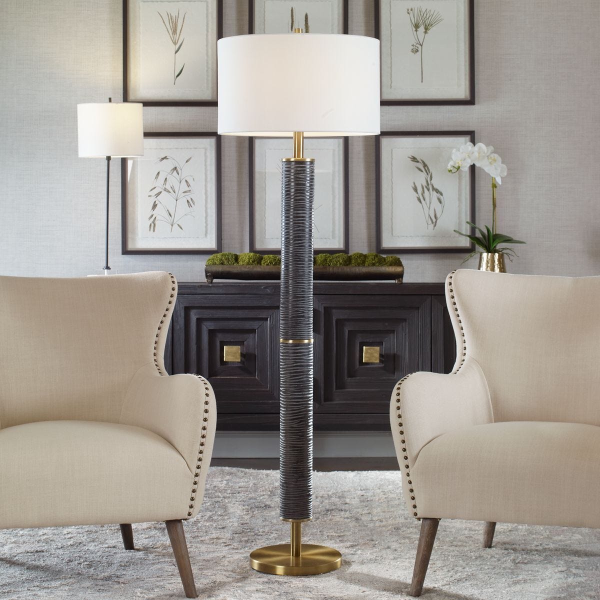 Summit Floor Lamp – Lamps by Uttermost | Sutter & Vale