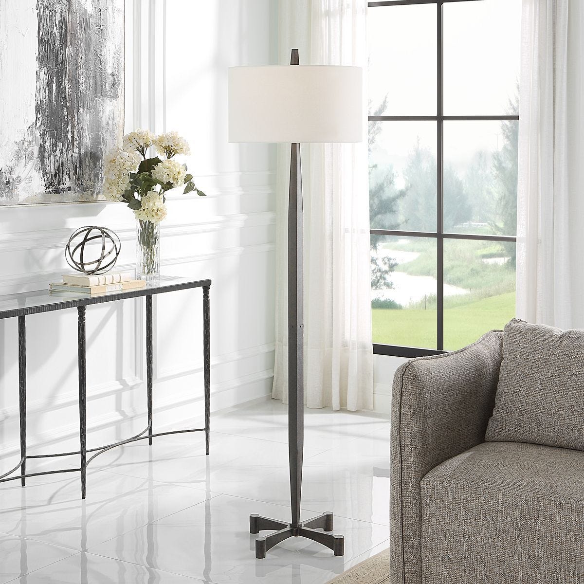 Counteract Floor Lamp – Lamps by Uttermost | Sutter & Vale