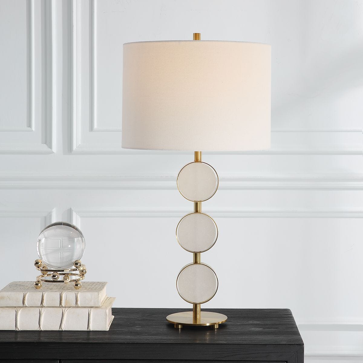 Three Rings Table Lamp – Lamps by Uttermost | Sutter & Vale