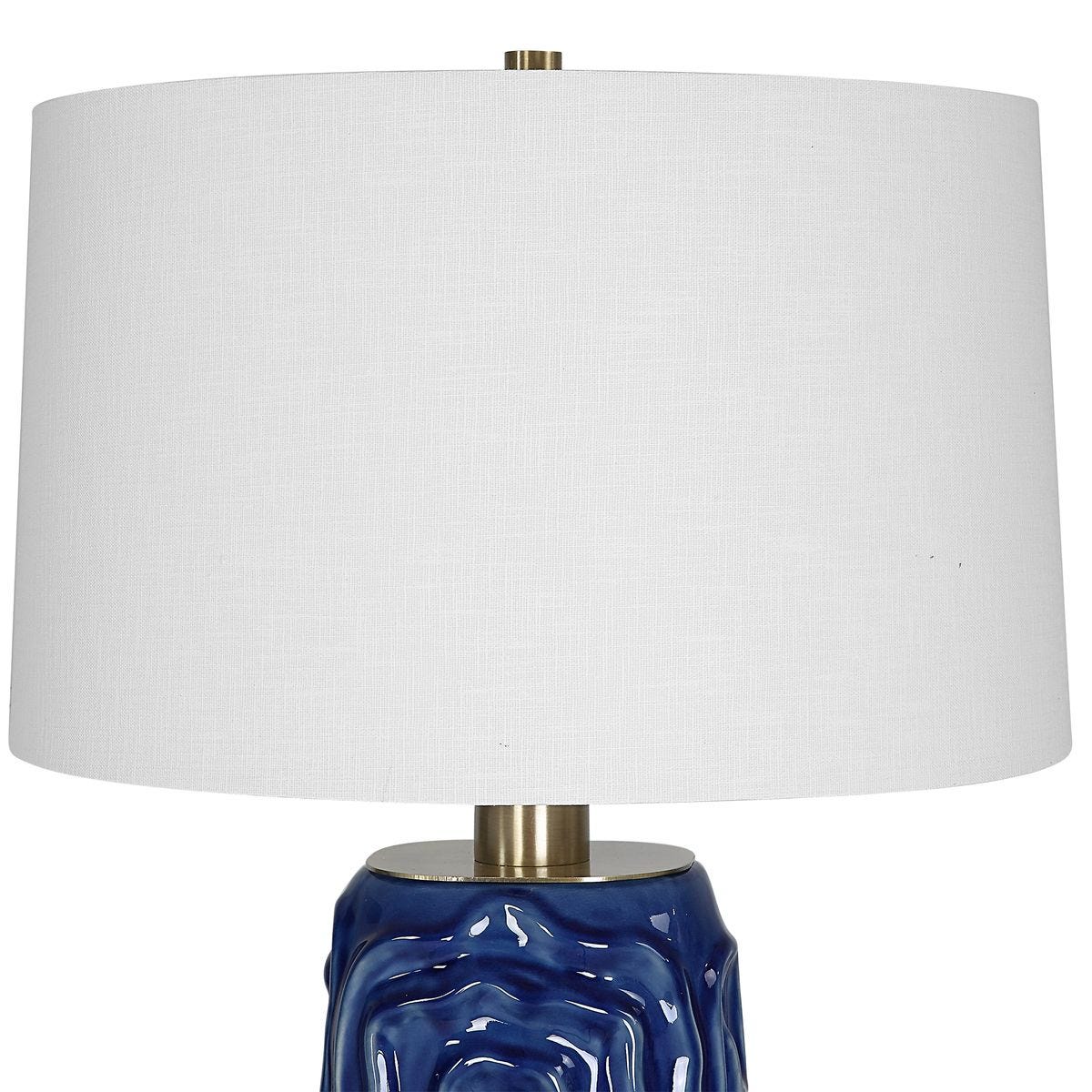 Zade Table Lamp, Blue