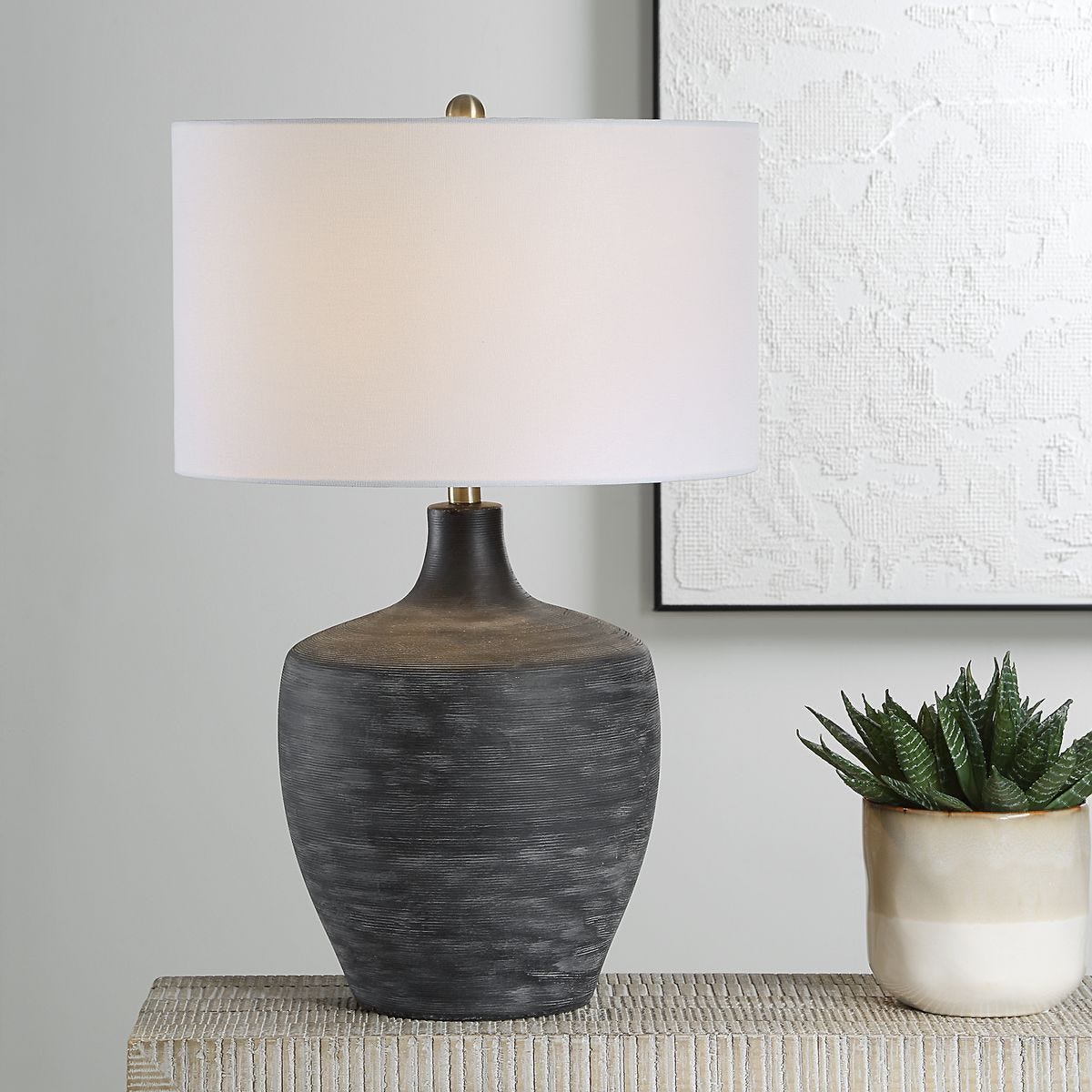 Graphite Table Lamp – Lamps by Uttermost | Sutter & Vale