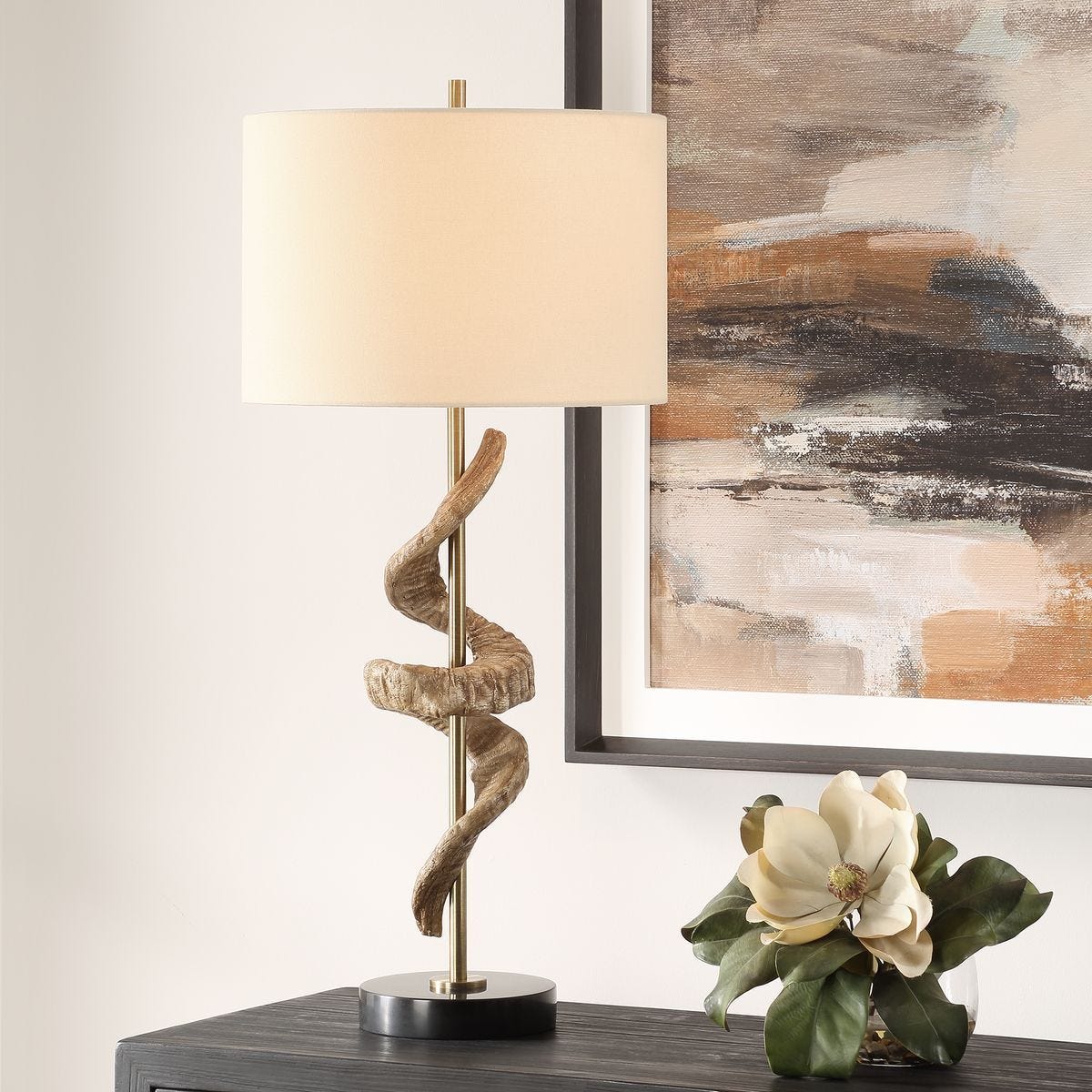 Rams Horn Table Lamp – Lamps by Uttermost | Sutter & Vale
