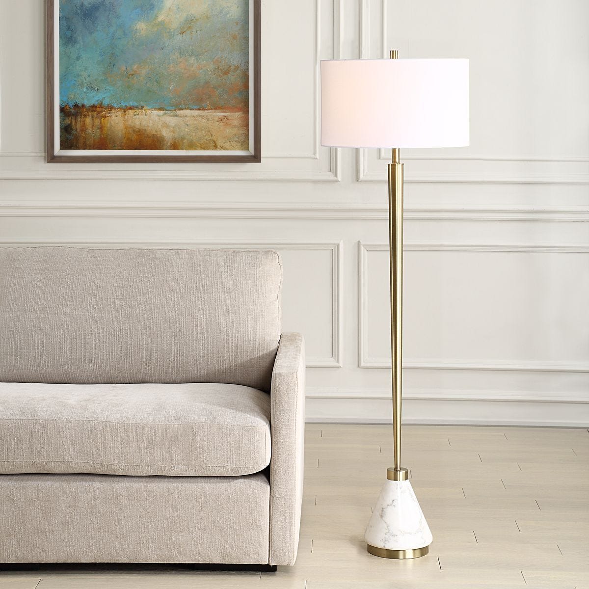 Curran Floor Lamp – Lamps by Uttermost | Sutter & Vale