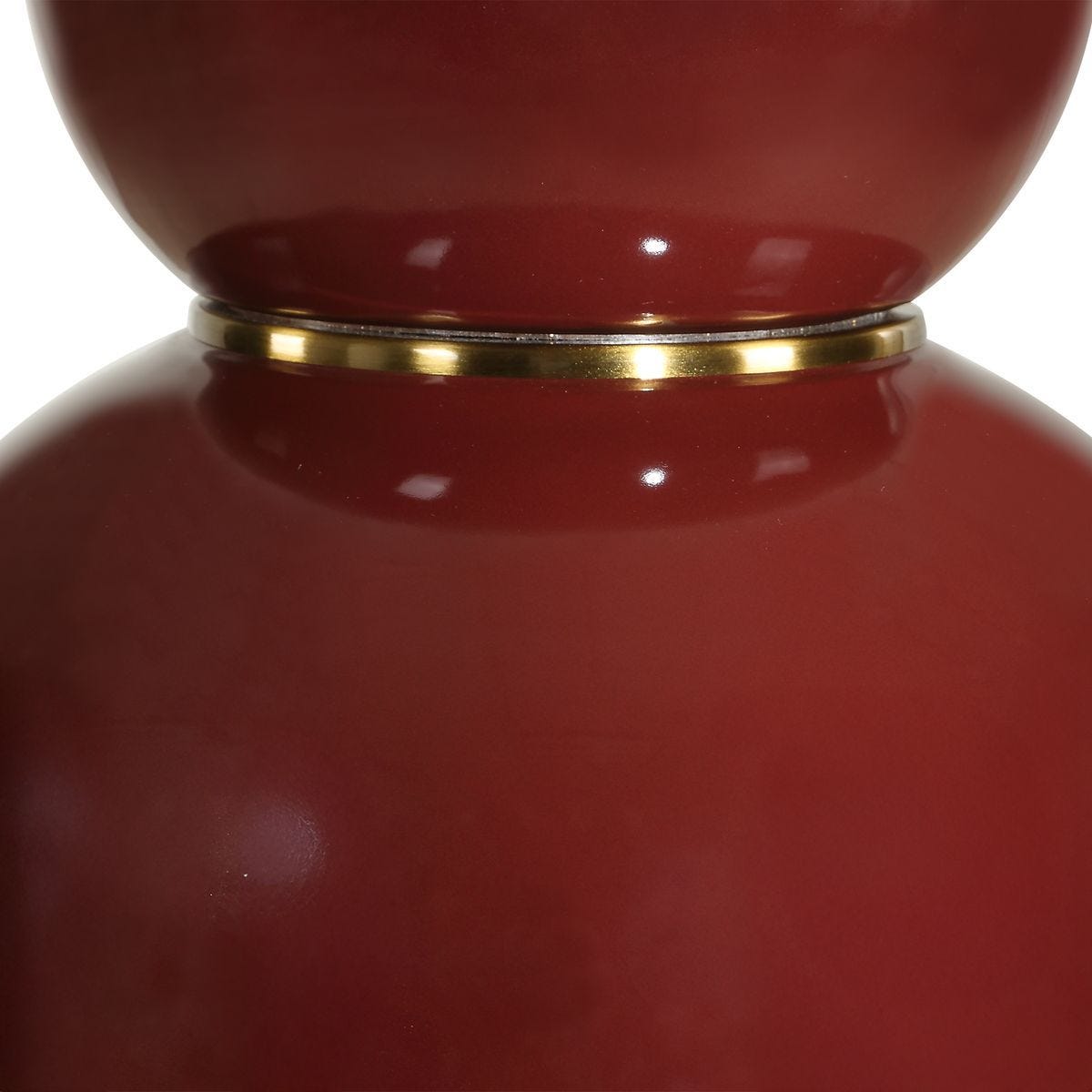 Gourd Table Lamp, Burgundy – Table Lamps by Uttermost | Sutter & Vale