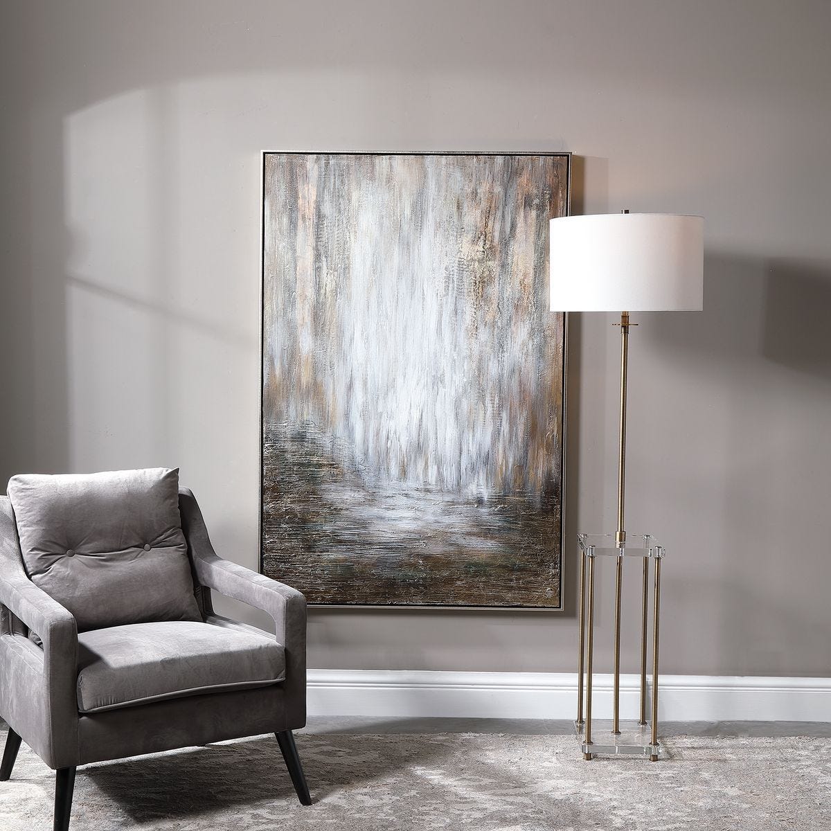 Desert Rain Hand Painted Canvas by Uttermost