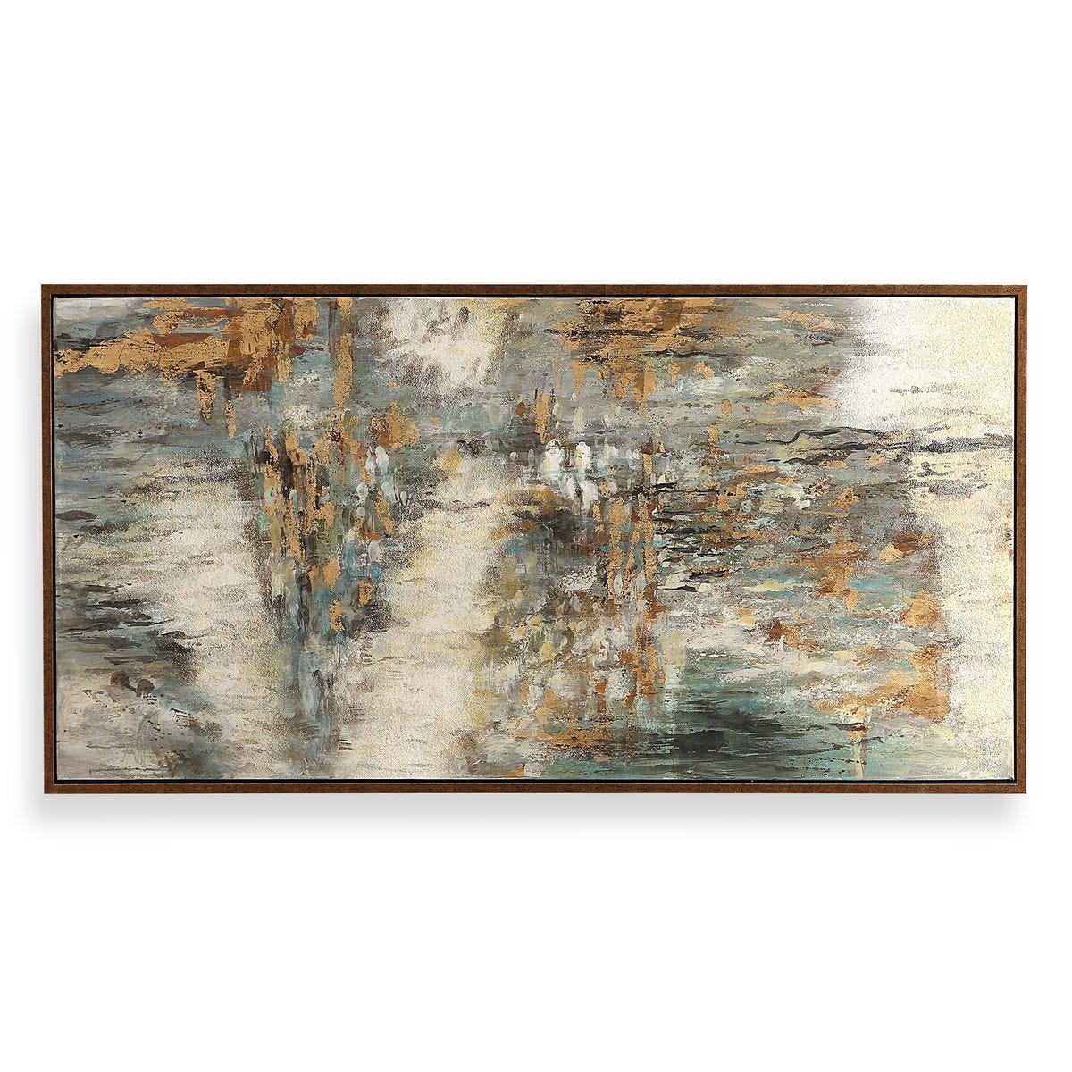 Behind The Falls Hand Painted Canvas by Uttermost