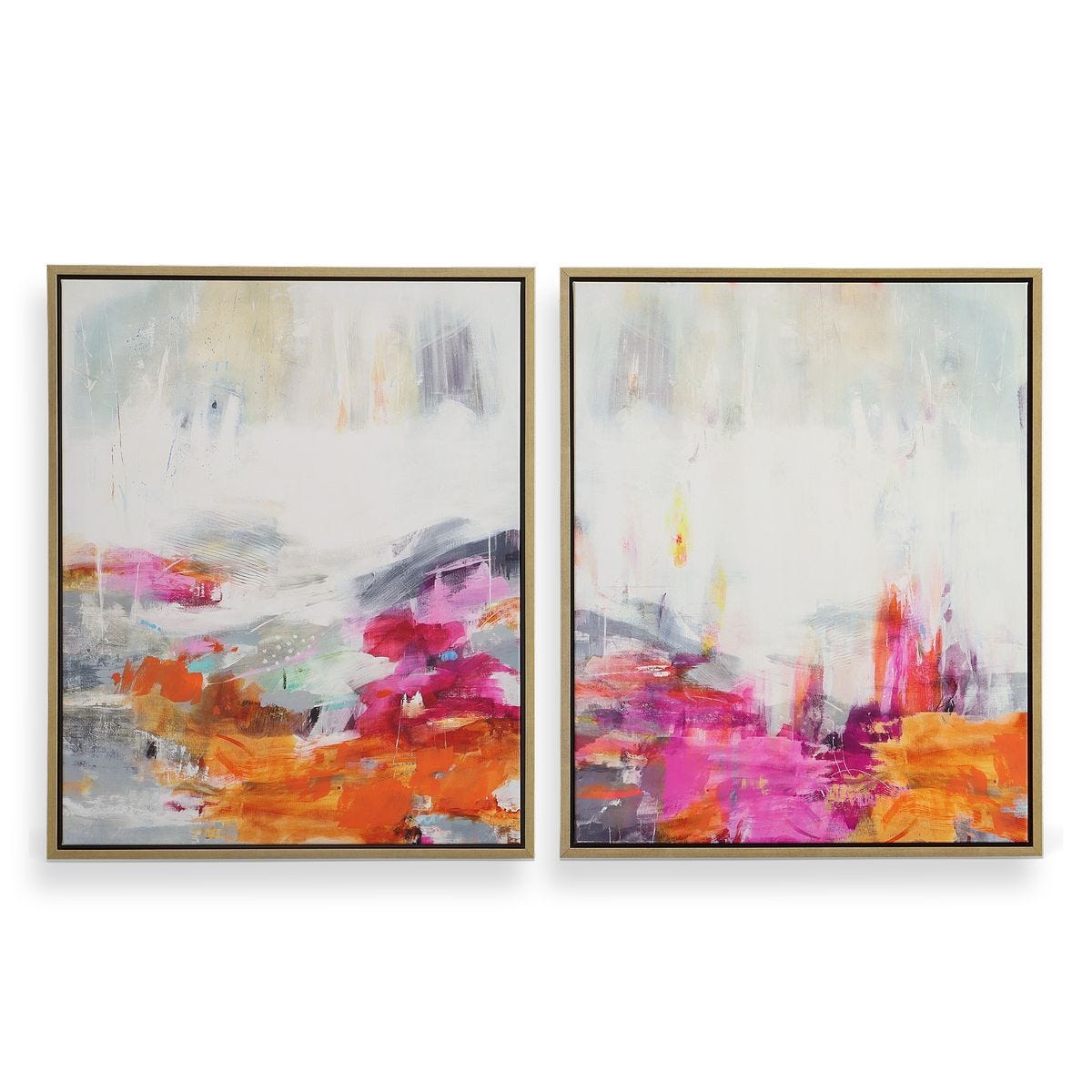Color Theory Framed Canvases, S/2 – Art by Uttermost | Sutter & Vale