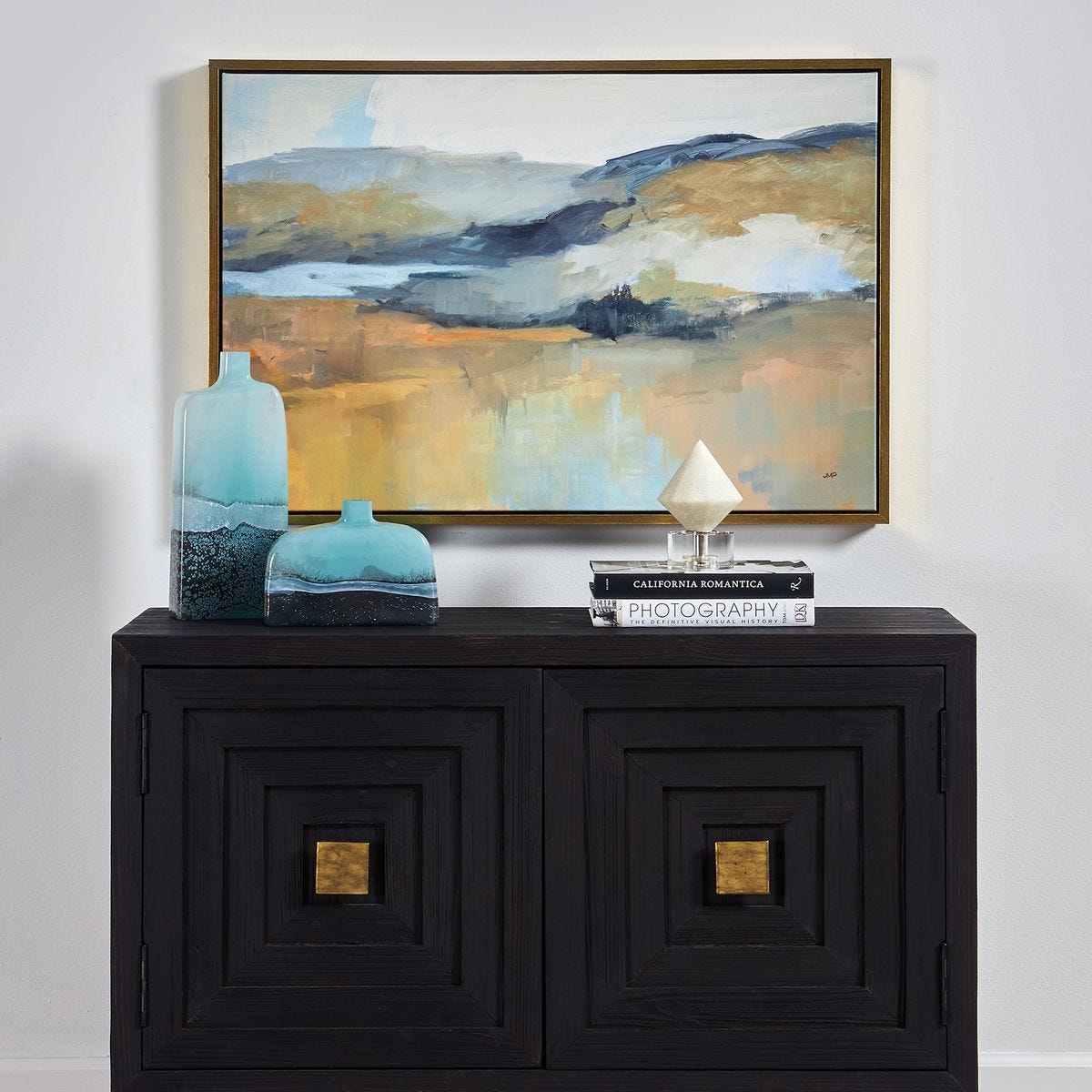 Folded Hills Framed Canvas – Art by Uttermost | Sutter & Vale