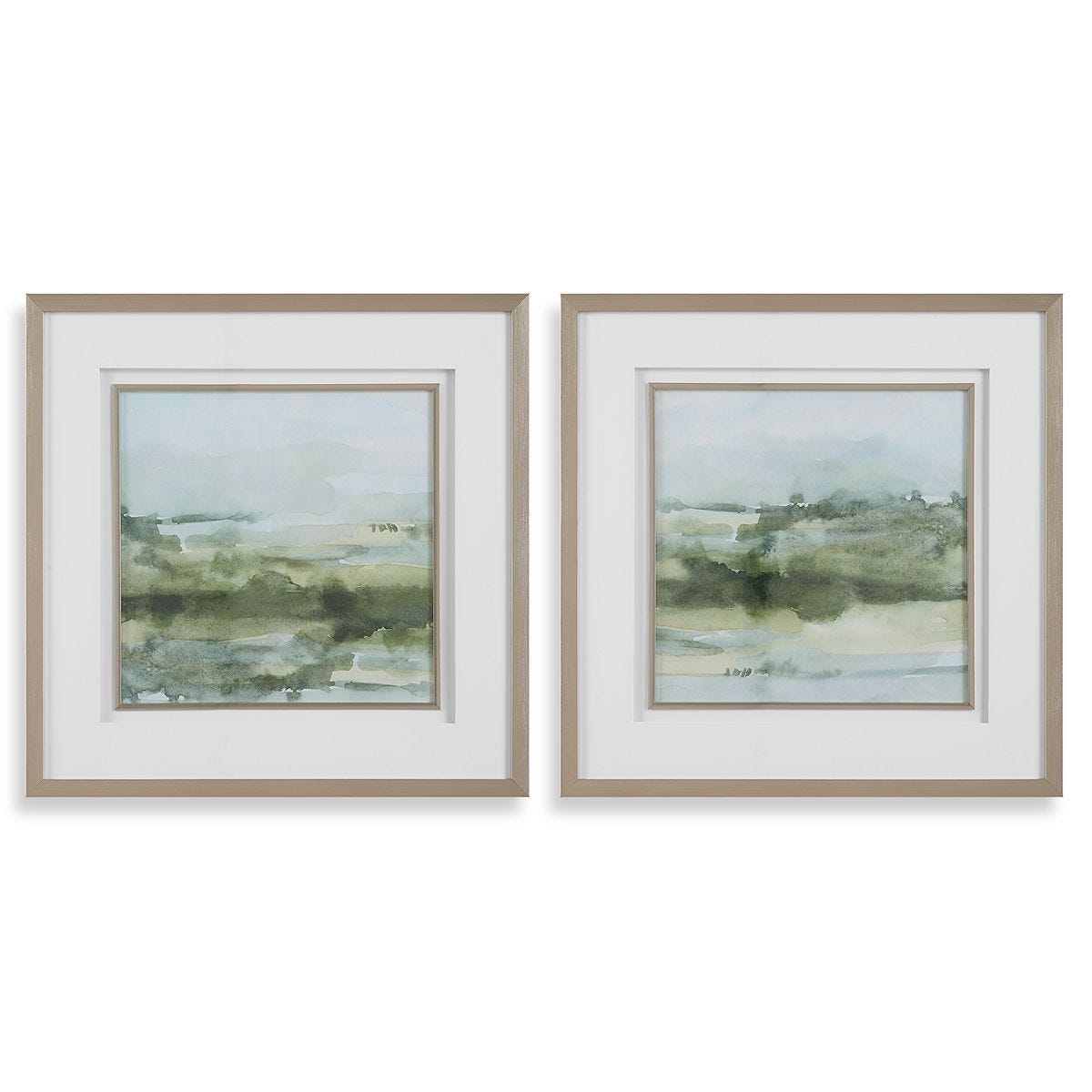 Soft Sage Framed Prints, S/2 – Art by Uttermost | Sutter & Vale