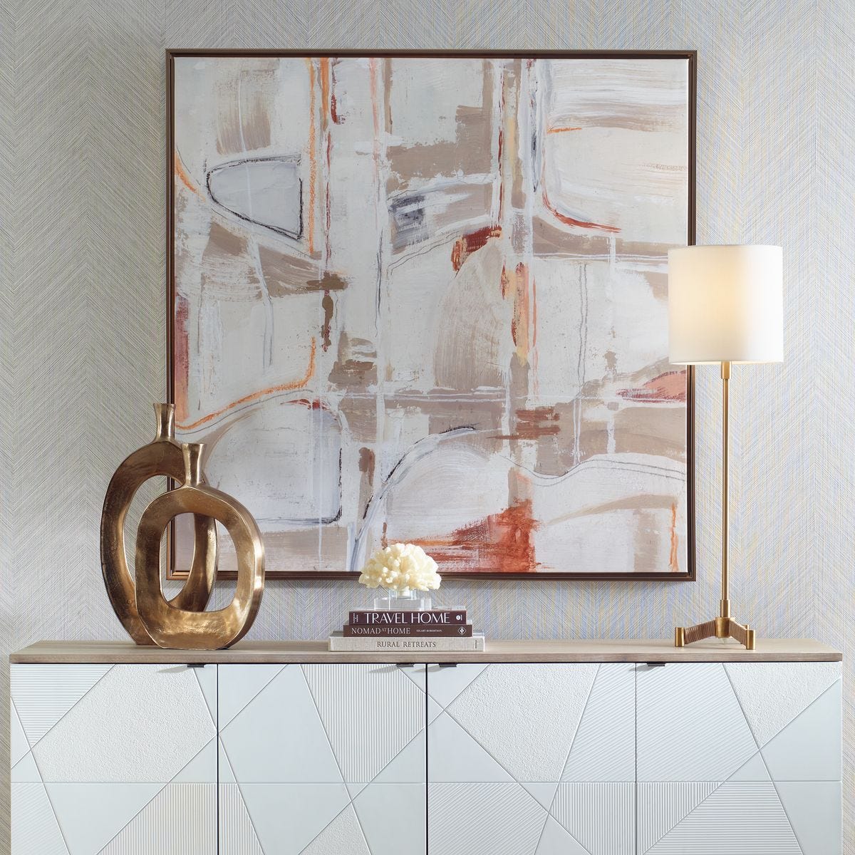 Neutral Nirvana Framed Canvas – Art by Uttermost | Sutter & Vale