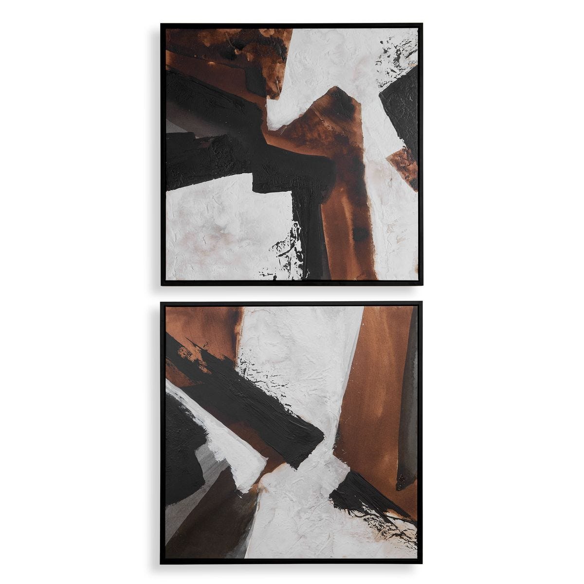 Tactile Inspiration Framed Canvases, S/2 – Art by Uttermost | Sutter & Vale