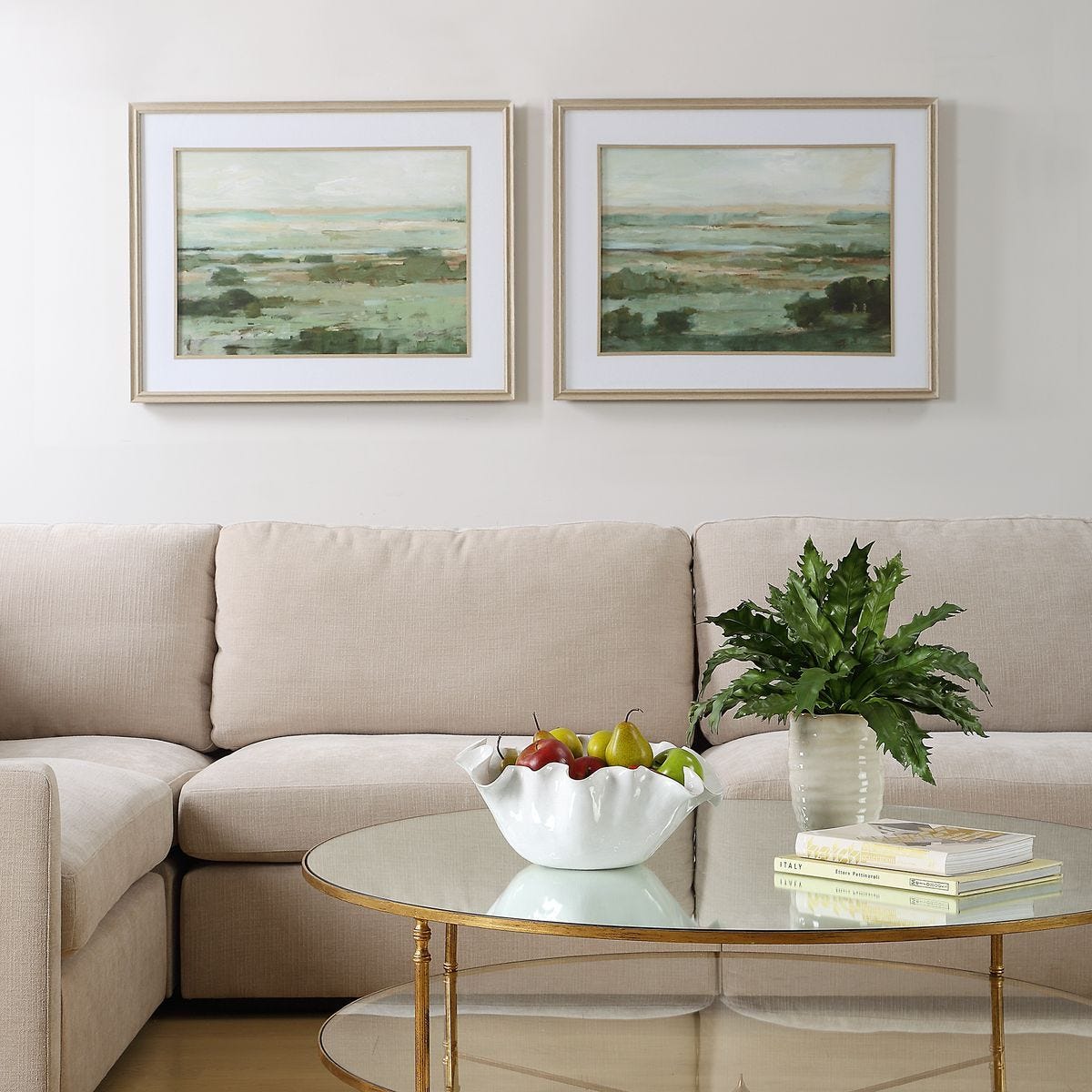 Warm Valley Framed Prints, S/2 – Art by Uttermost | Sutter & Vale