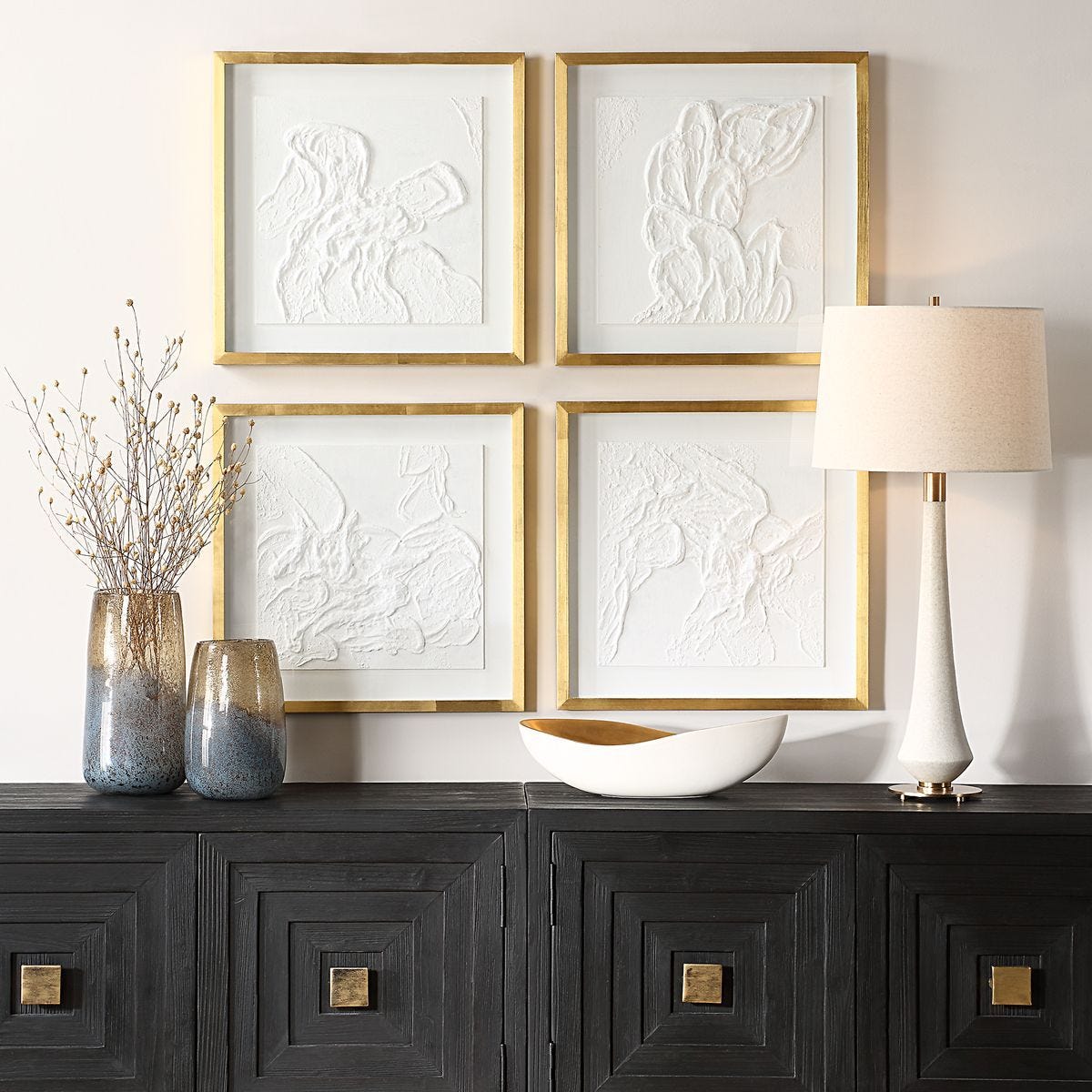 Fourfold Framed Prints, S/4 – Art by Uttermost | Sutter & Vale