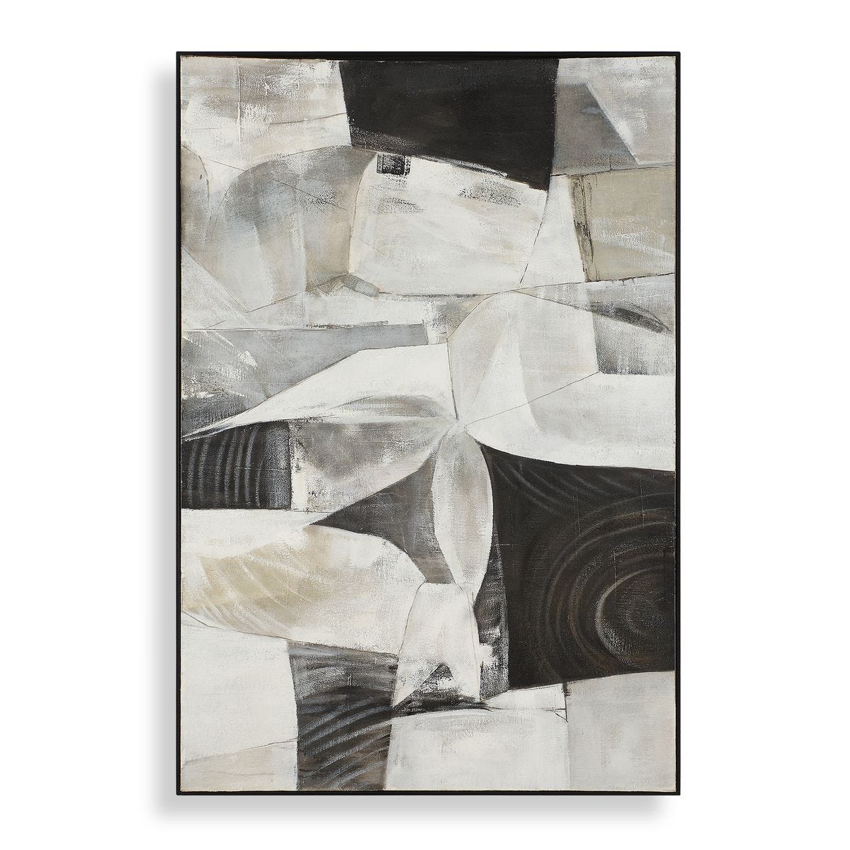 Folding Time Framed Canvas – Art by Uttermost | Sutter & Vale