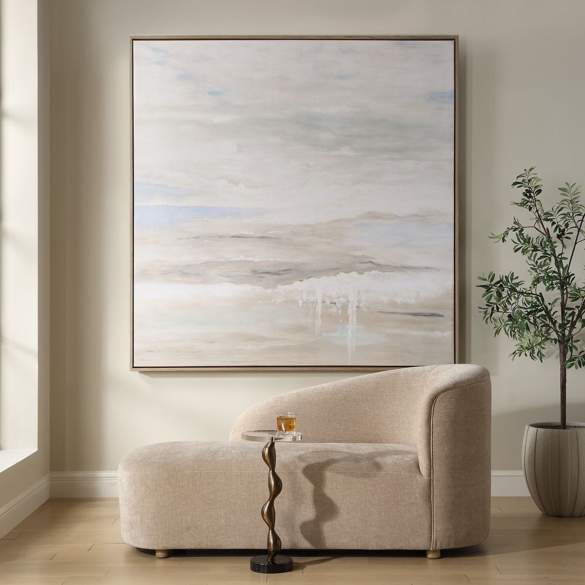 Gravity Hand Painted Canvas – Art by Uttermost | Sutter & Vale