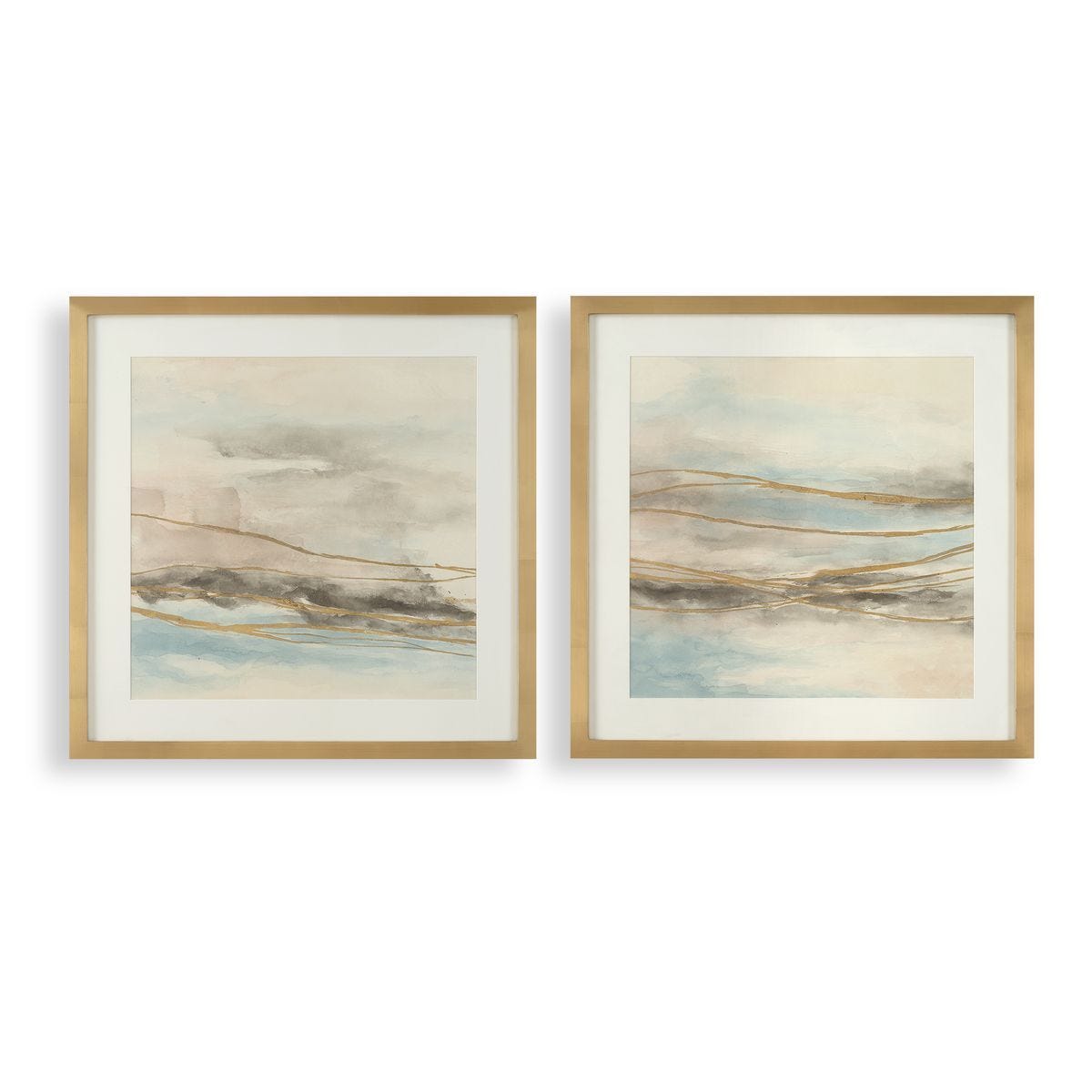 So Golden Framed Prints, S/2 – Art by Uttermost | Sutter & Vale
