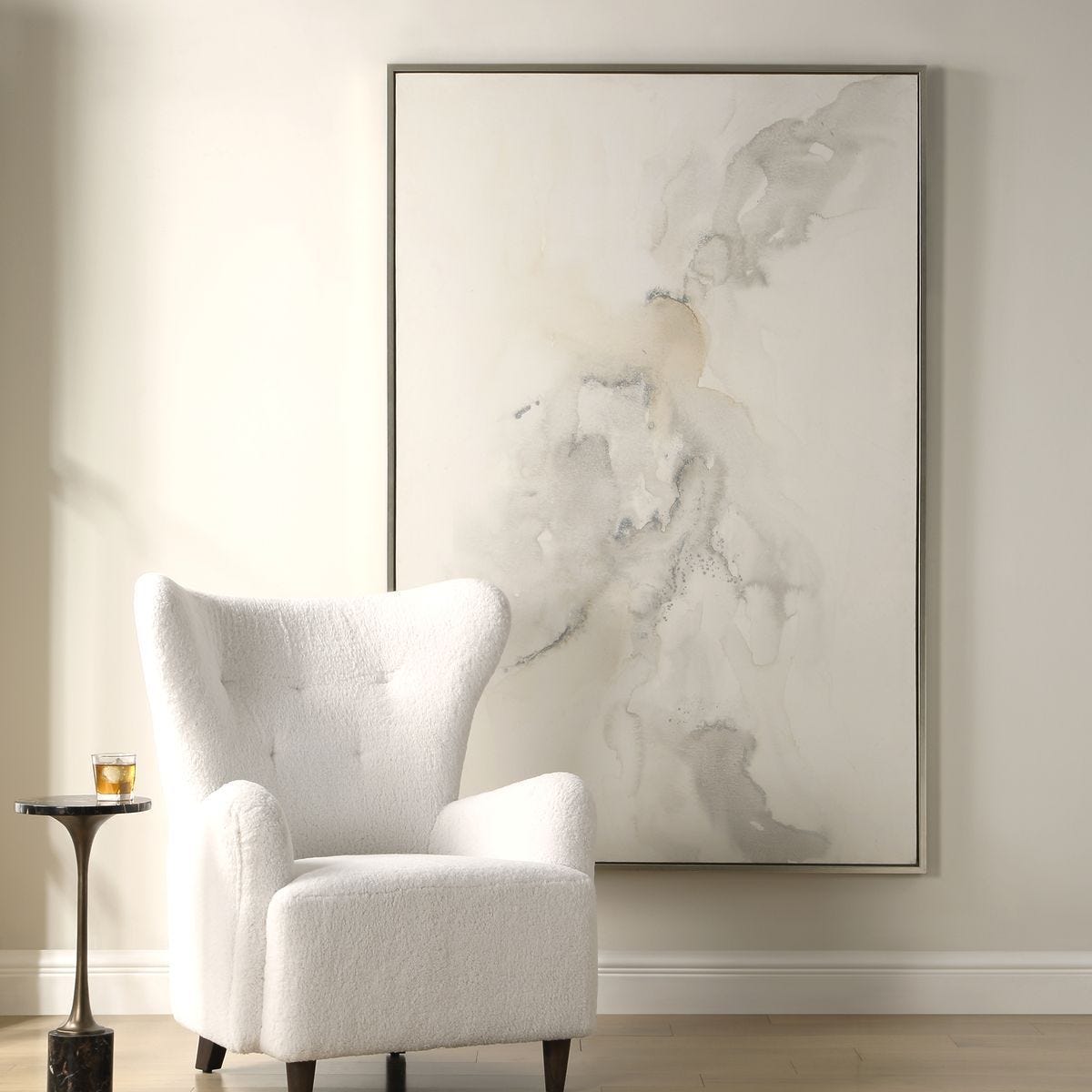 Evaporate Hand Painted Canvas – Art by Uttermost | Sutter & Vale
