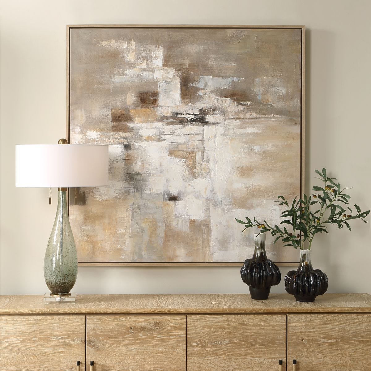 Time to Time Hand Painted Canvas – Art by Uttermost | Sutter & Vale