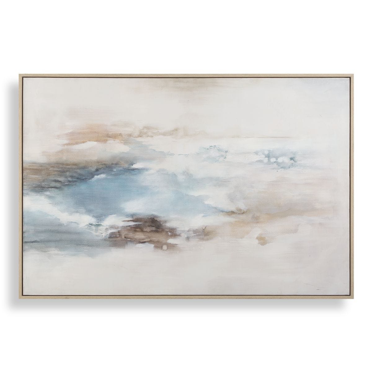 Chasing Blue Hand Painted Canvas – Art by Uttermost | Sutter & Vale