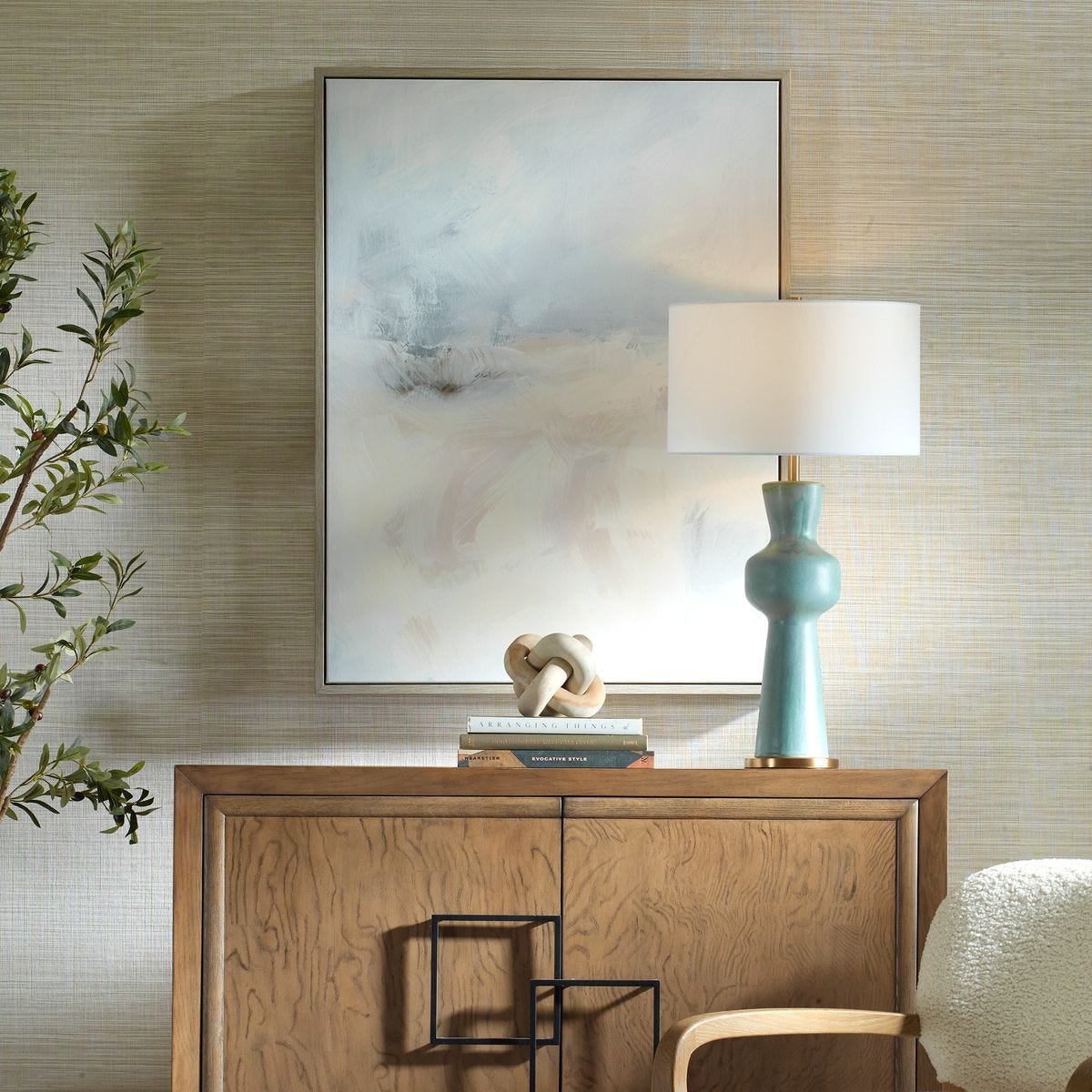 Simple Serenity Framed Canvas – Art by Uttermost | Sutter & Vale
