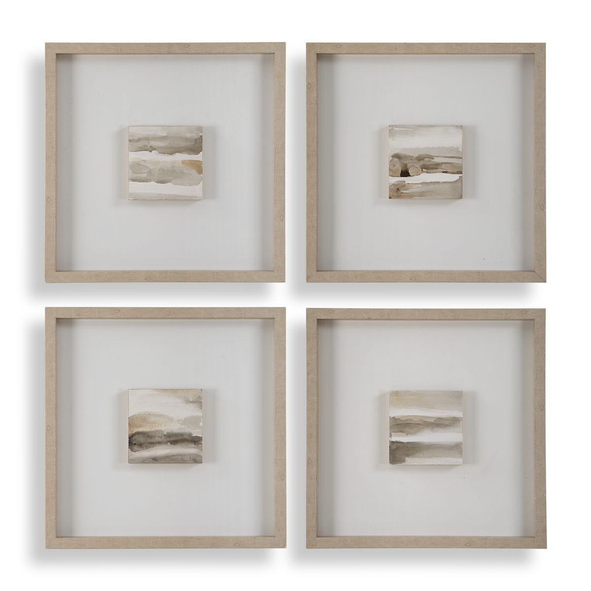 Studying Sepia Hand Painted Canvases, S/4 – Art by Uttermost | Sutter & Vale