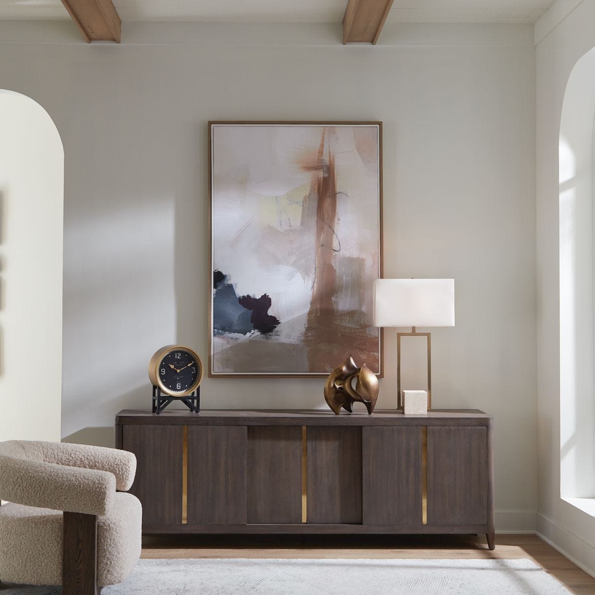 Bluster Framed Canvas – Art by Uttermost | Sutter & Vale