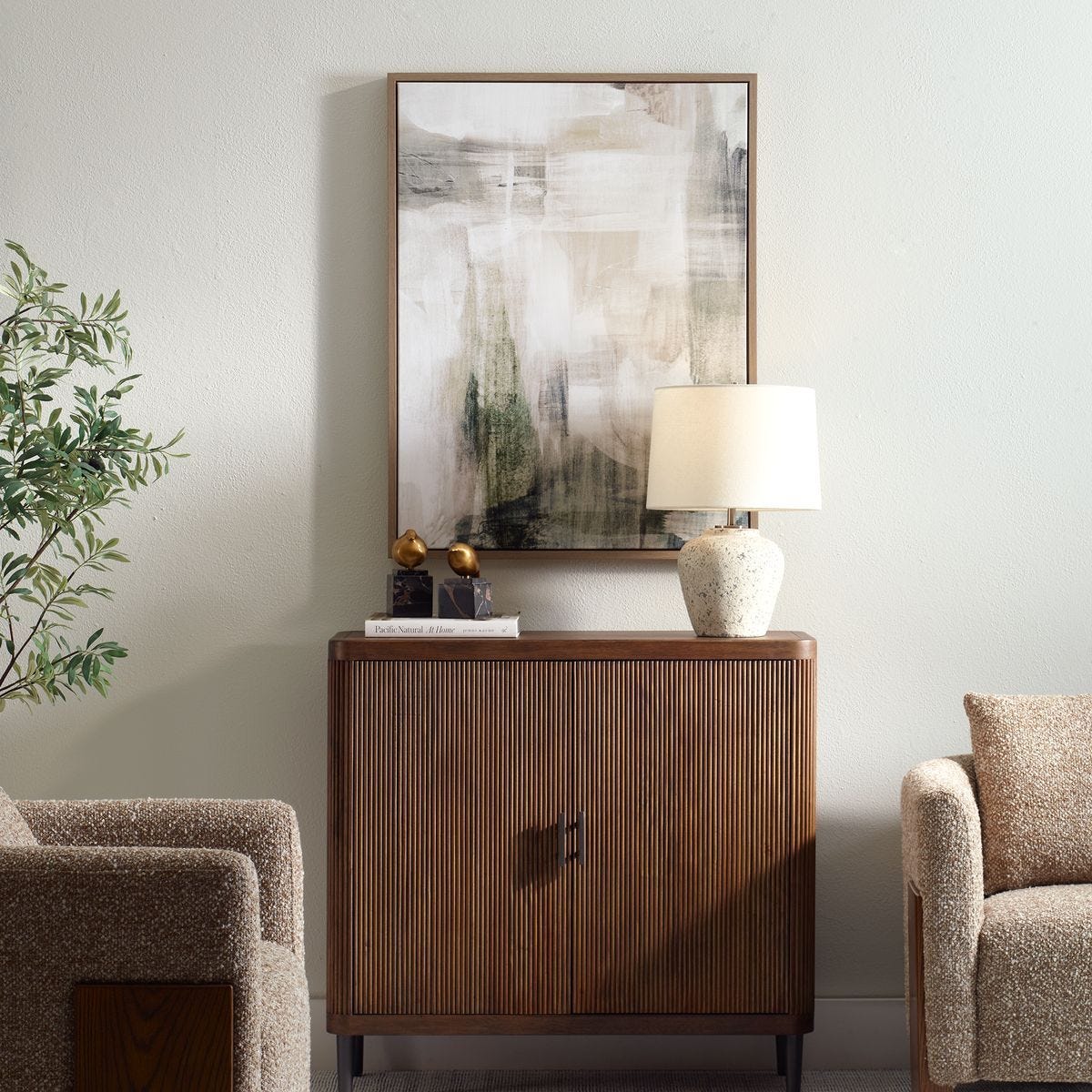 Subliminal Drift Framed Canvas – Art by Uttermost | Sutter & Vale